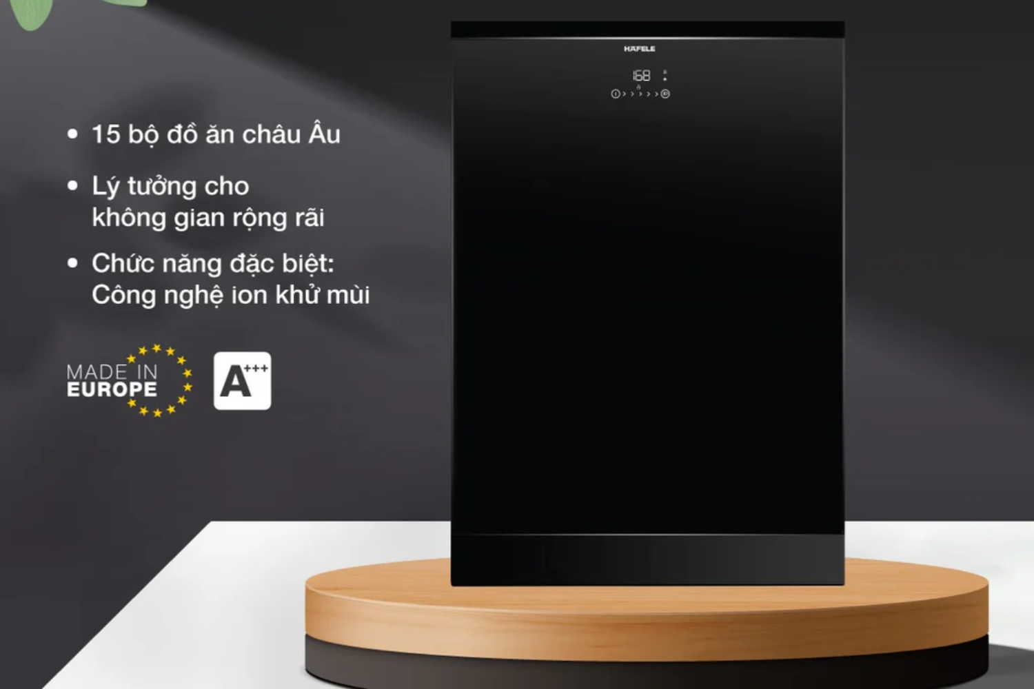 Dựa vào số bộ rửa chén