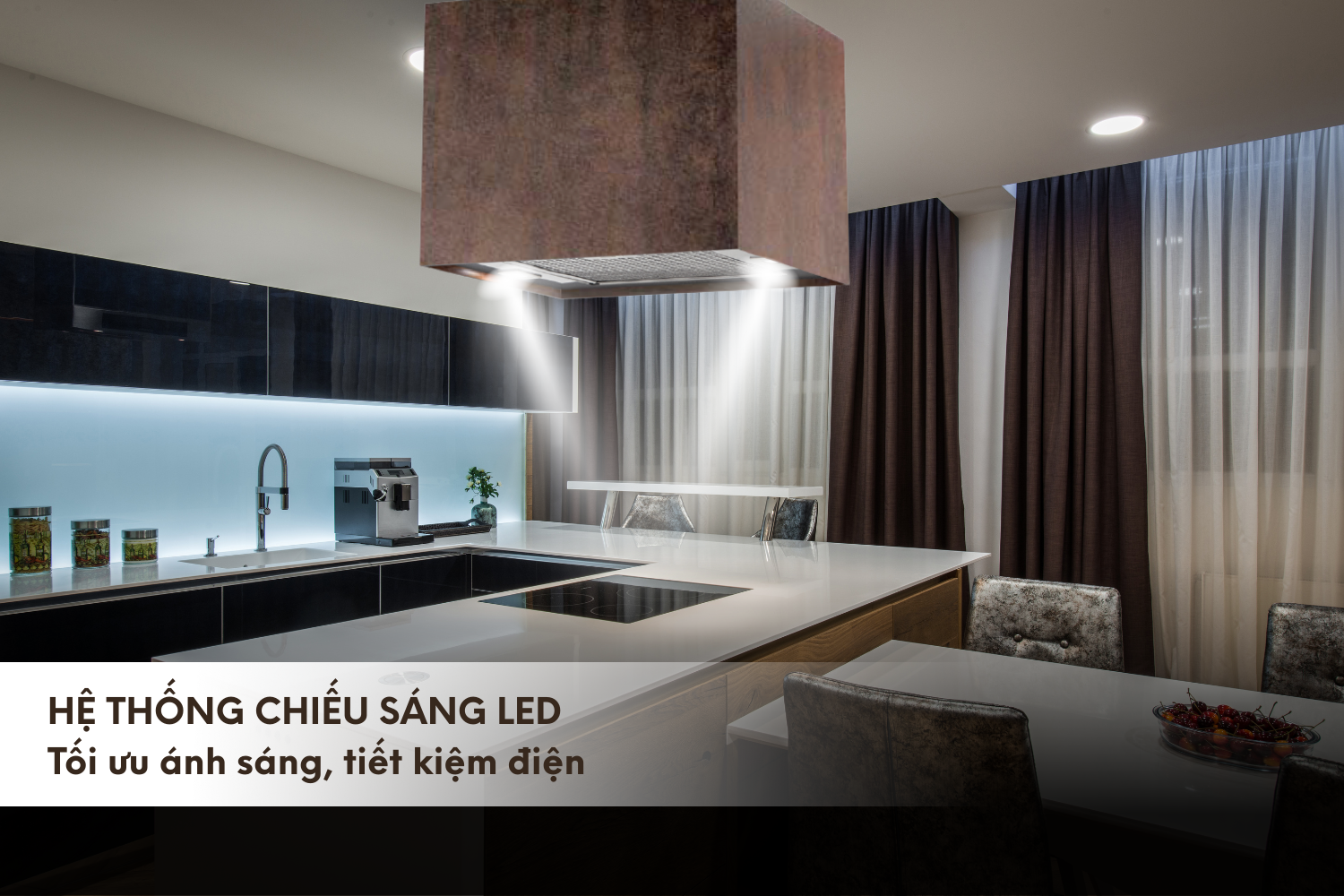 Hệ thống chiếu sáng LED – Tối ưu ánh sáng, tiết kiệm điện