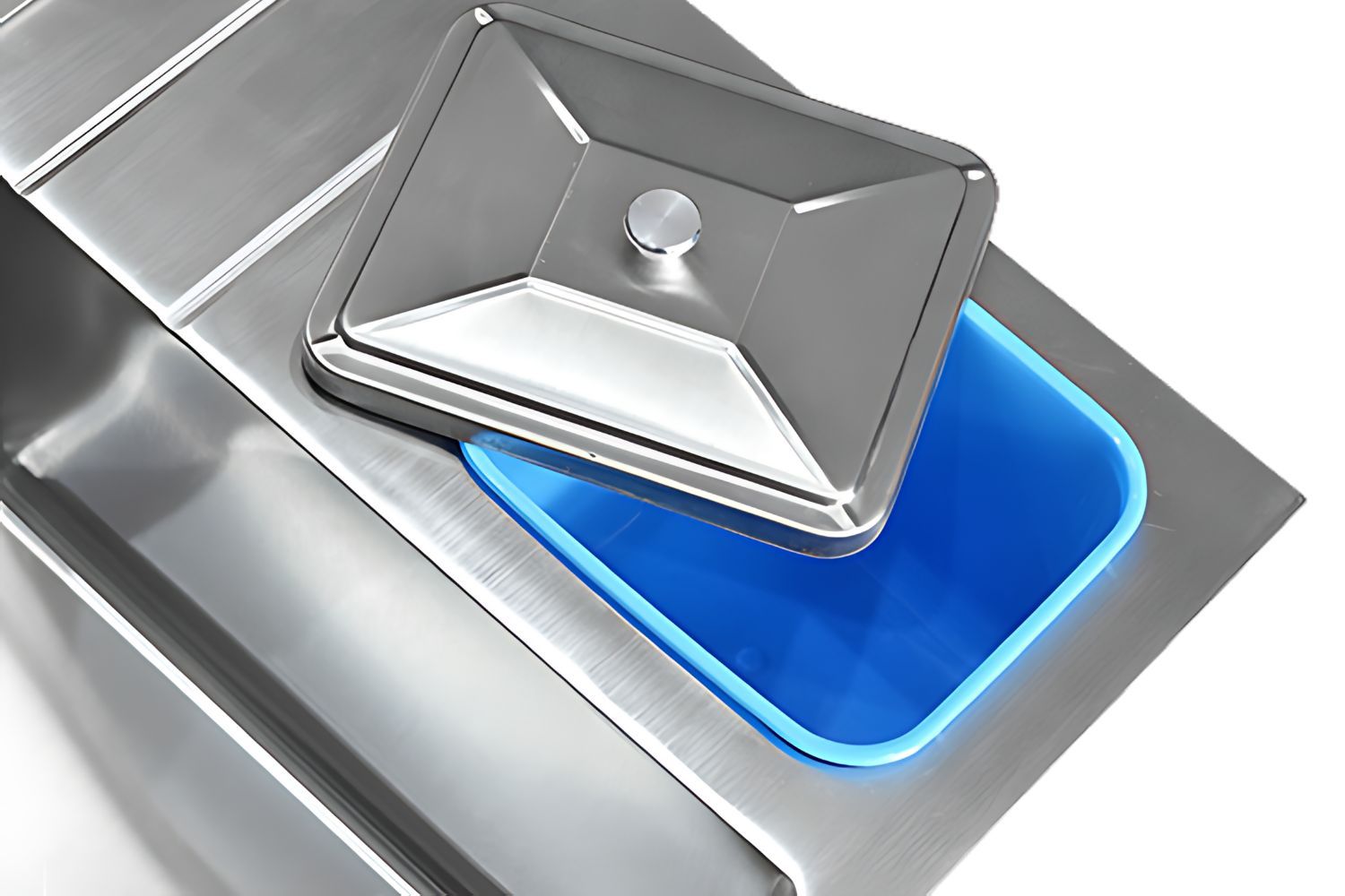 Hố rác mini và nắp đậy ngăn mùi