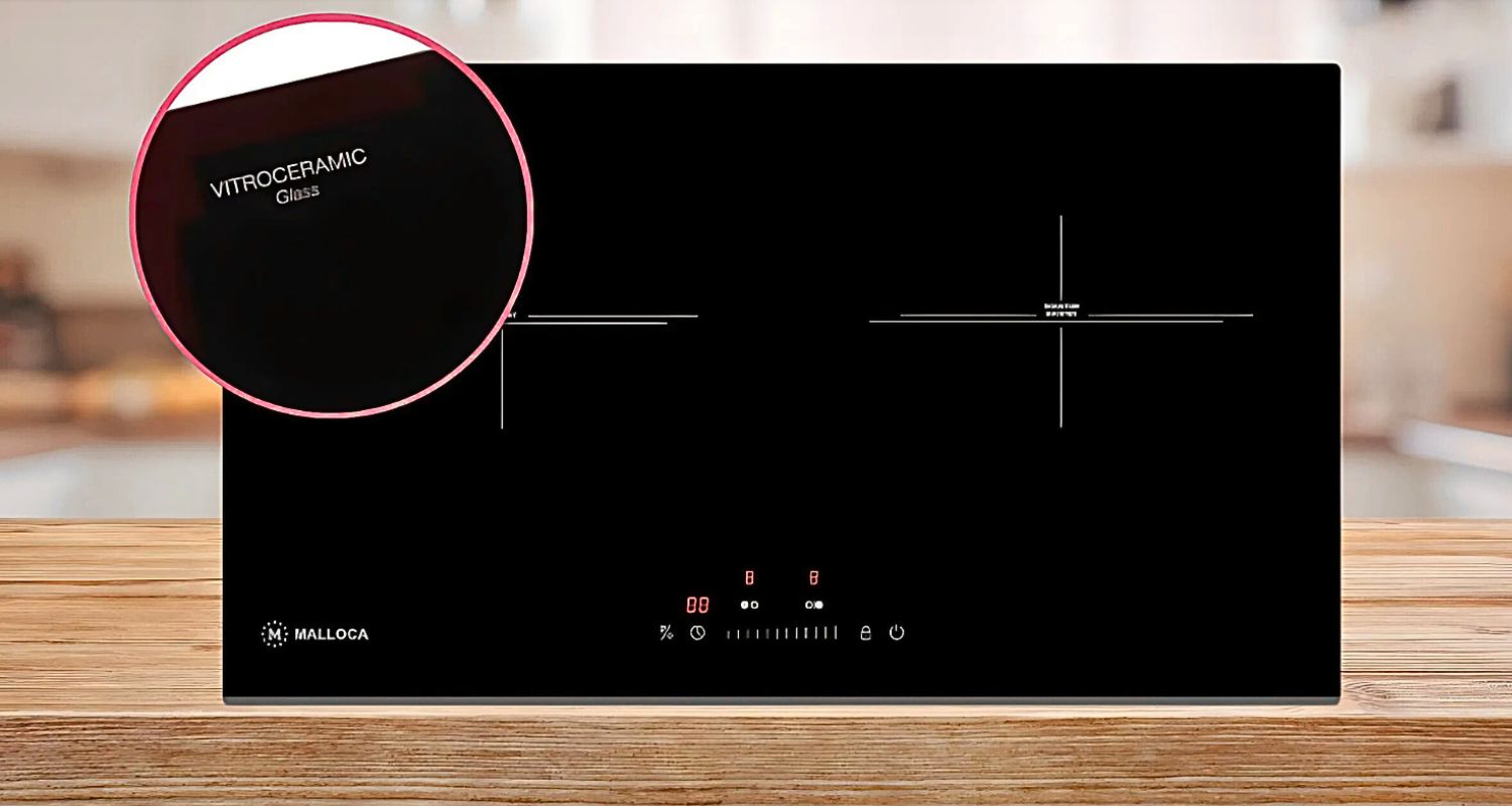 Bếp từ  Malloca MH-732 IN sử dụng kính Vitroceramic cao cấp