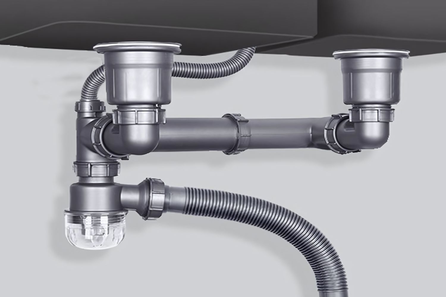 Lắp xi phông thoát nước của chậu rửa ngăn mùi hiệu quả