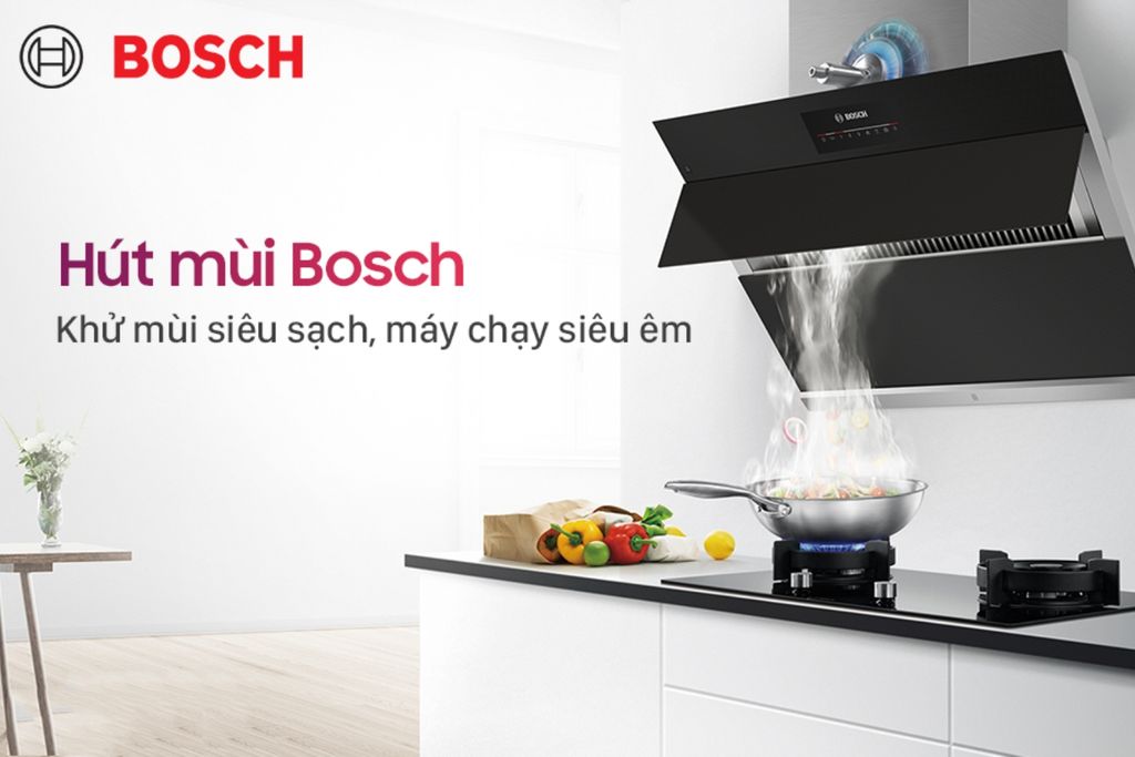 Máy hút mùi Bosch vận hành êm