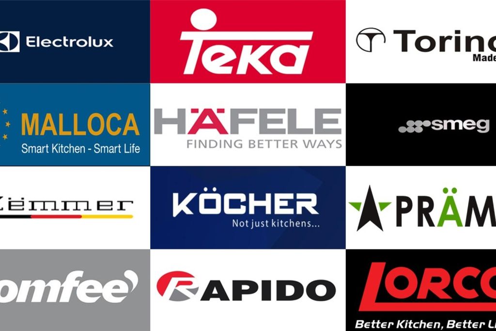 Có nhiều thương hiệu máy hút mùi kính cong trên thị trường hiện nay