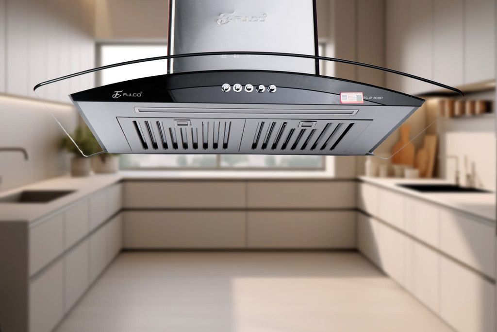 Nên lựa chọn máy hút mùi kính cong có công suất và kích thước phù hợp