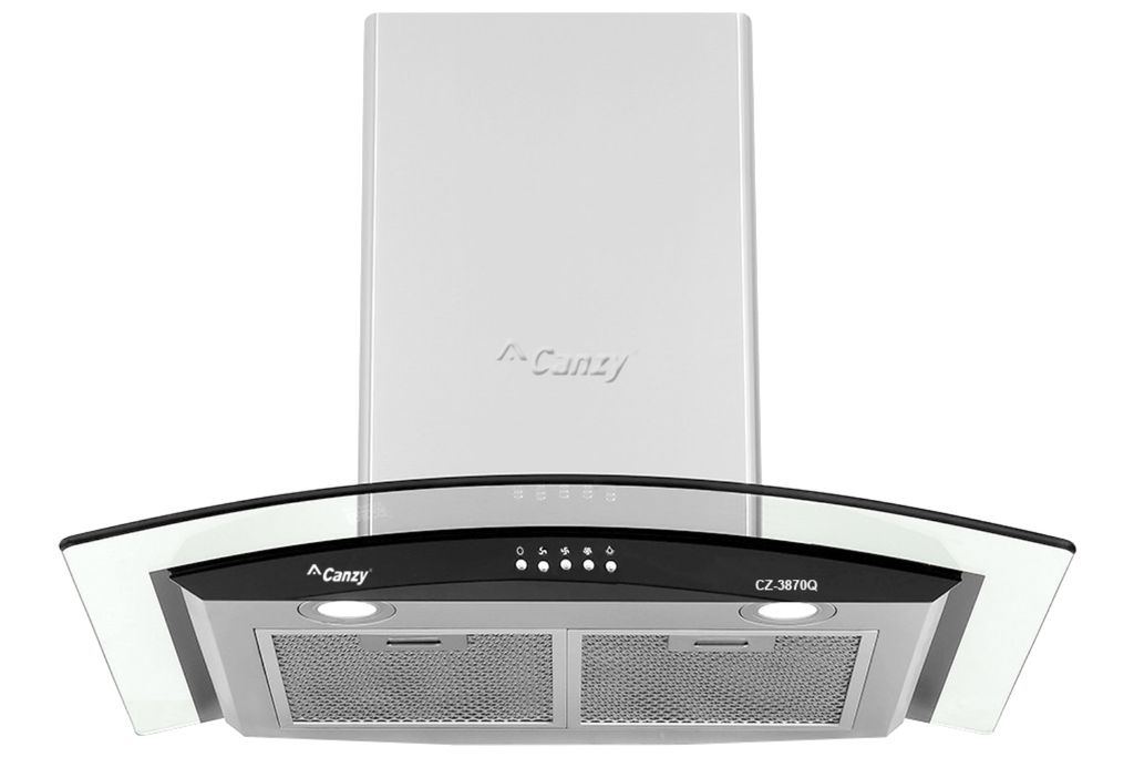 Máy hút mùi kính cong Canzy