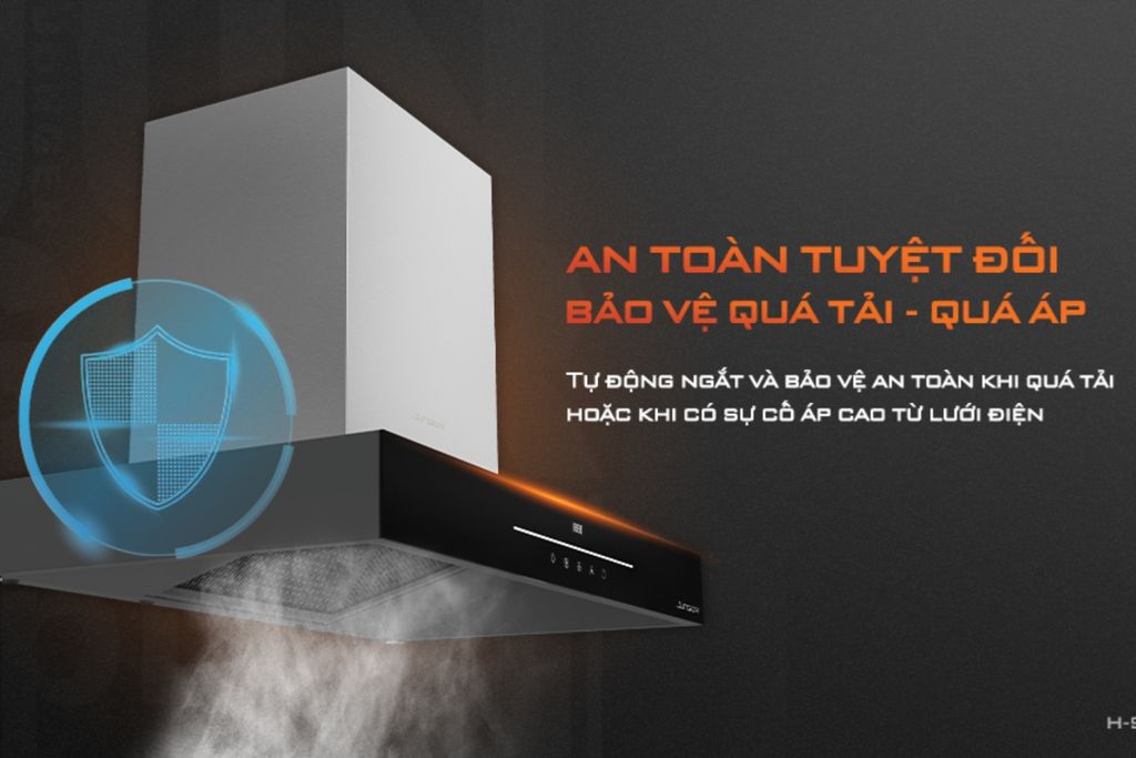 Máy hút mùi Junger có nhiều tính năng thông minh tiện lợi