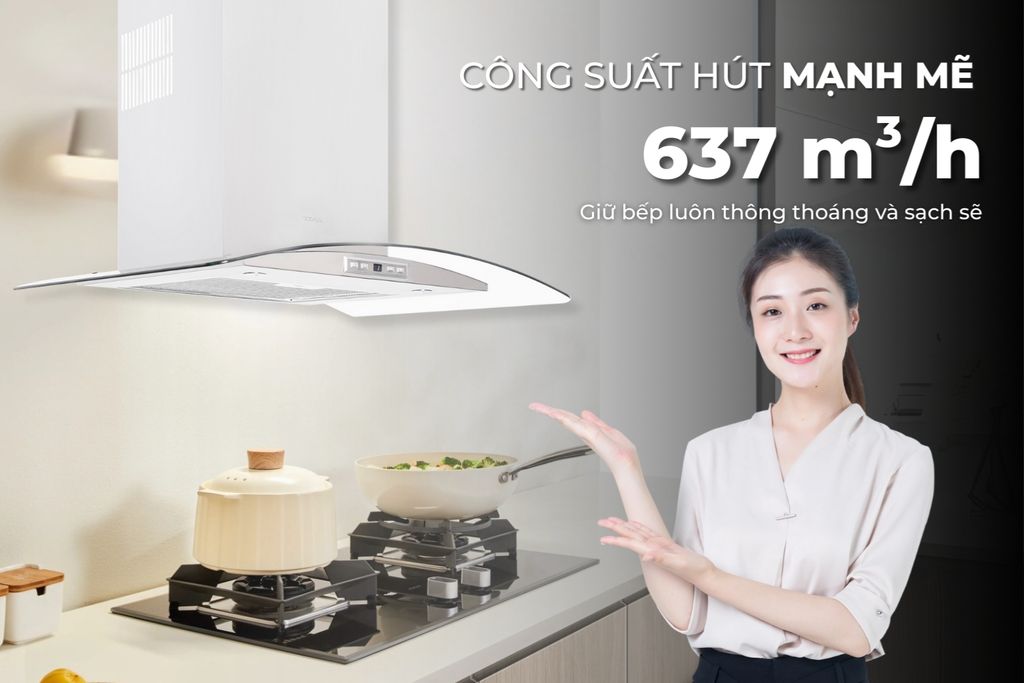 Động cơ EcoPower công suất mạnh, độ ồn thấp