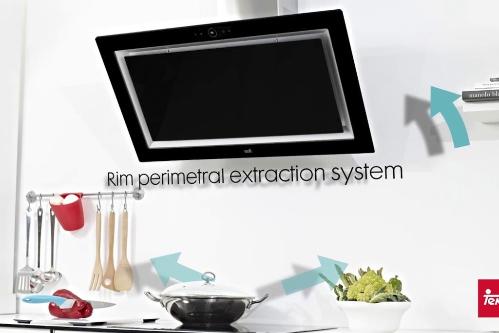 Hệ thống hút mùi theo chu vi đặc trưng ở các dòng máy hút mùi Teka