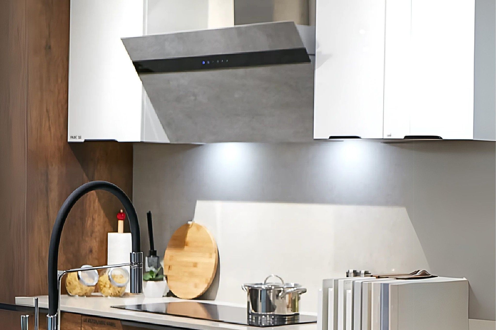 Hiệu quả hút mùi của Malloca VITA V-13 GRES nhờ tiết diện hút kép