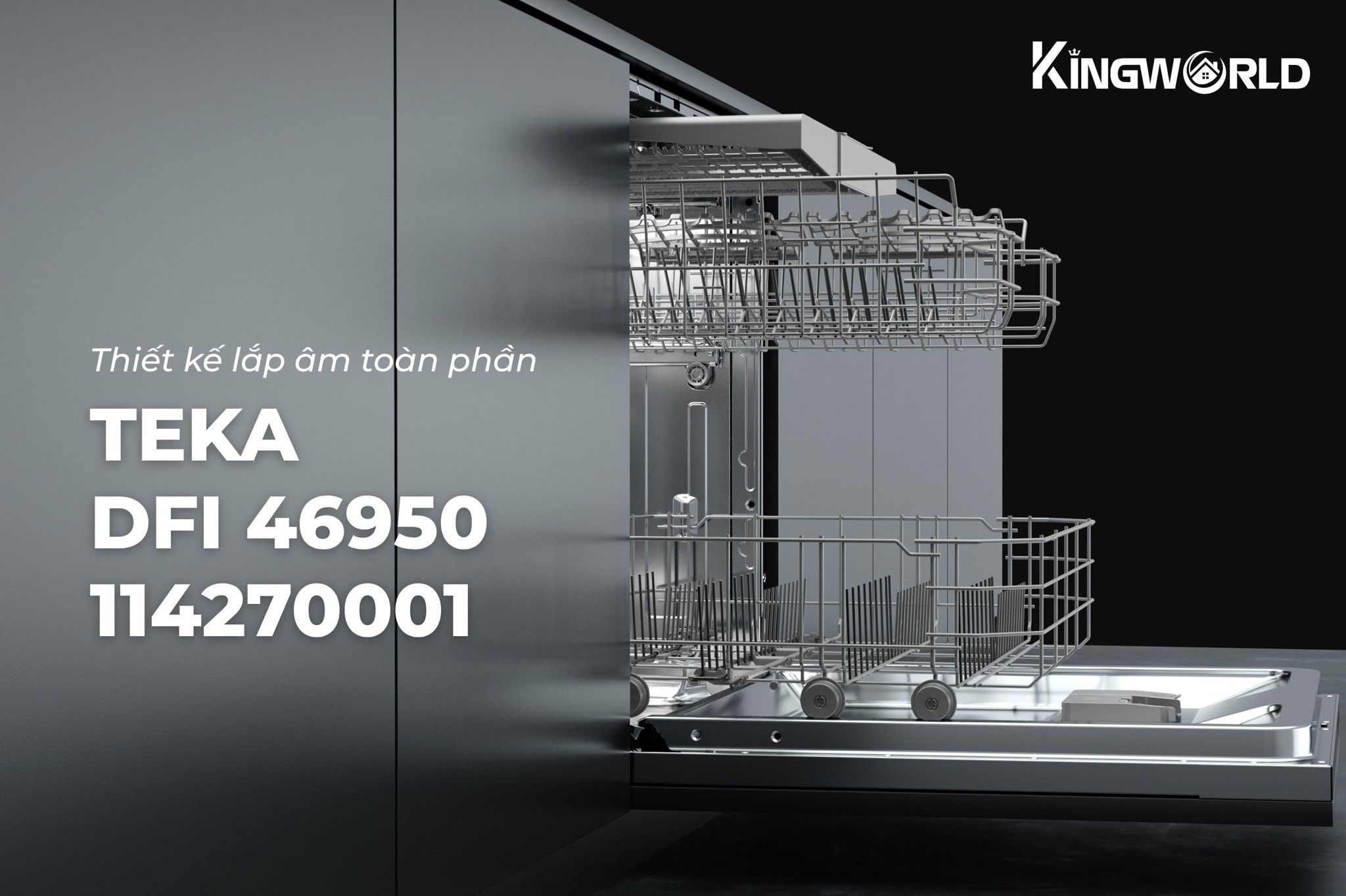 Teka DFI 46950 114270001 thuộc dòng máy lắp âm toàn phần hiện đại