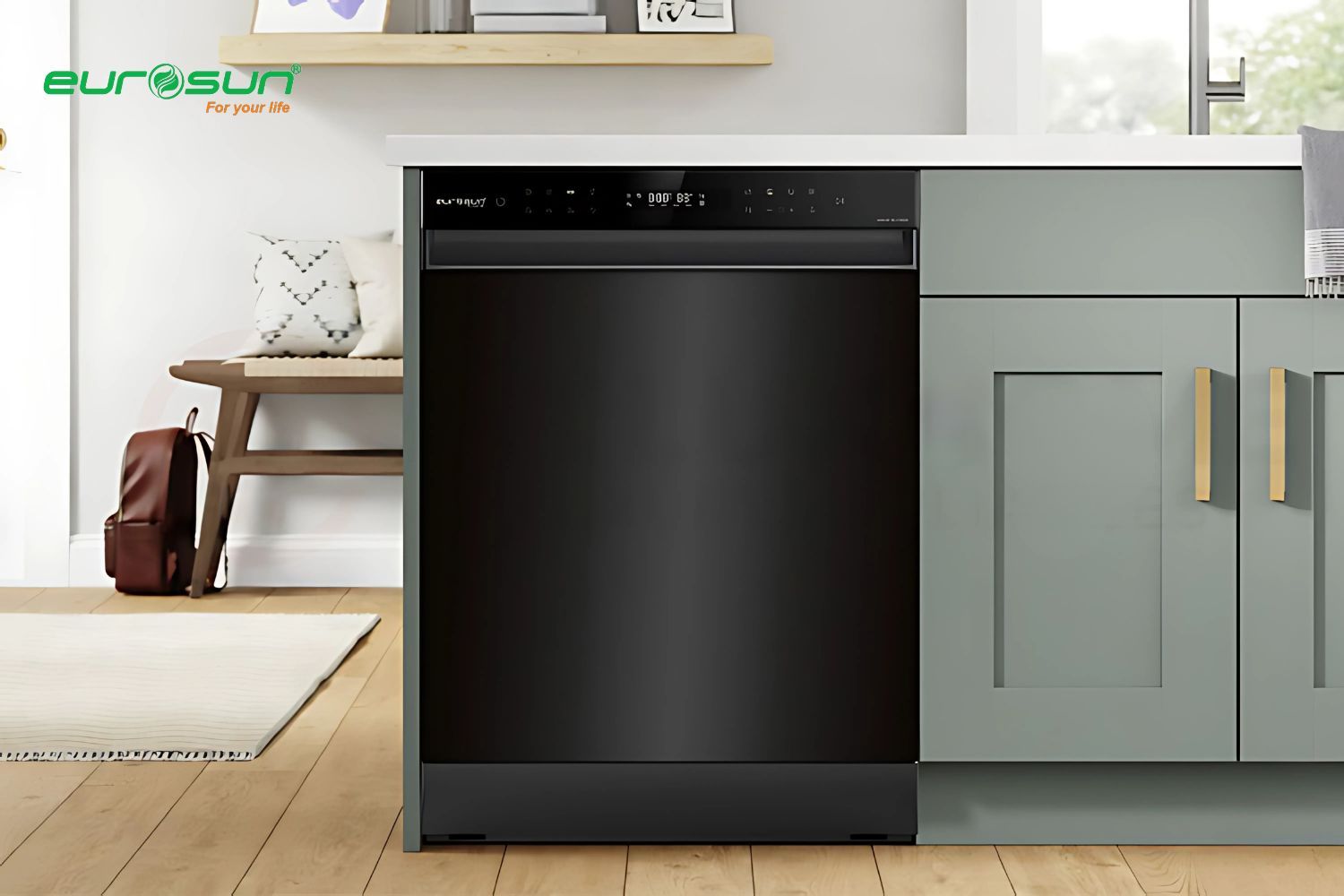 Máy rửa bát bán phần Eurosun bền bỉ theo thời gian