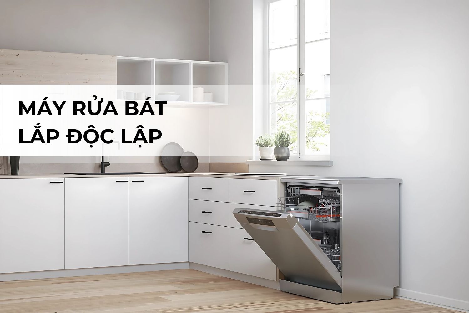 Máy rửa bát Bosch Serie 4 độc lập – linh hoạt lắp đặt, tiện lợi sử dụng