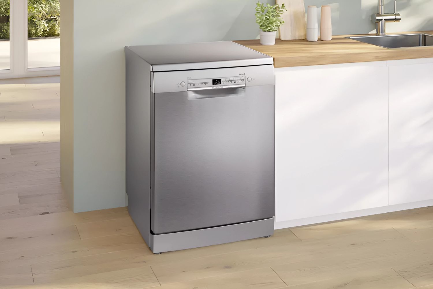Máy rửa bát Bosch SMS2ITI41G được thiết kế lắp độc lập linh hoạt