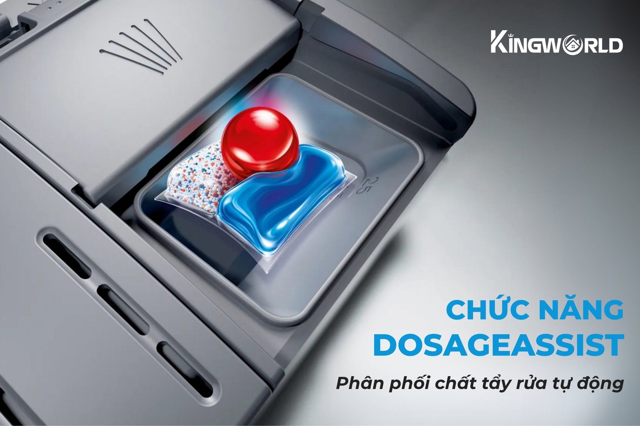 Tối ưu hóa viên rửa ra khắp khoang bằng công nghệ DosageAssist