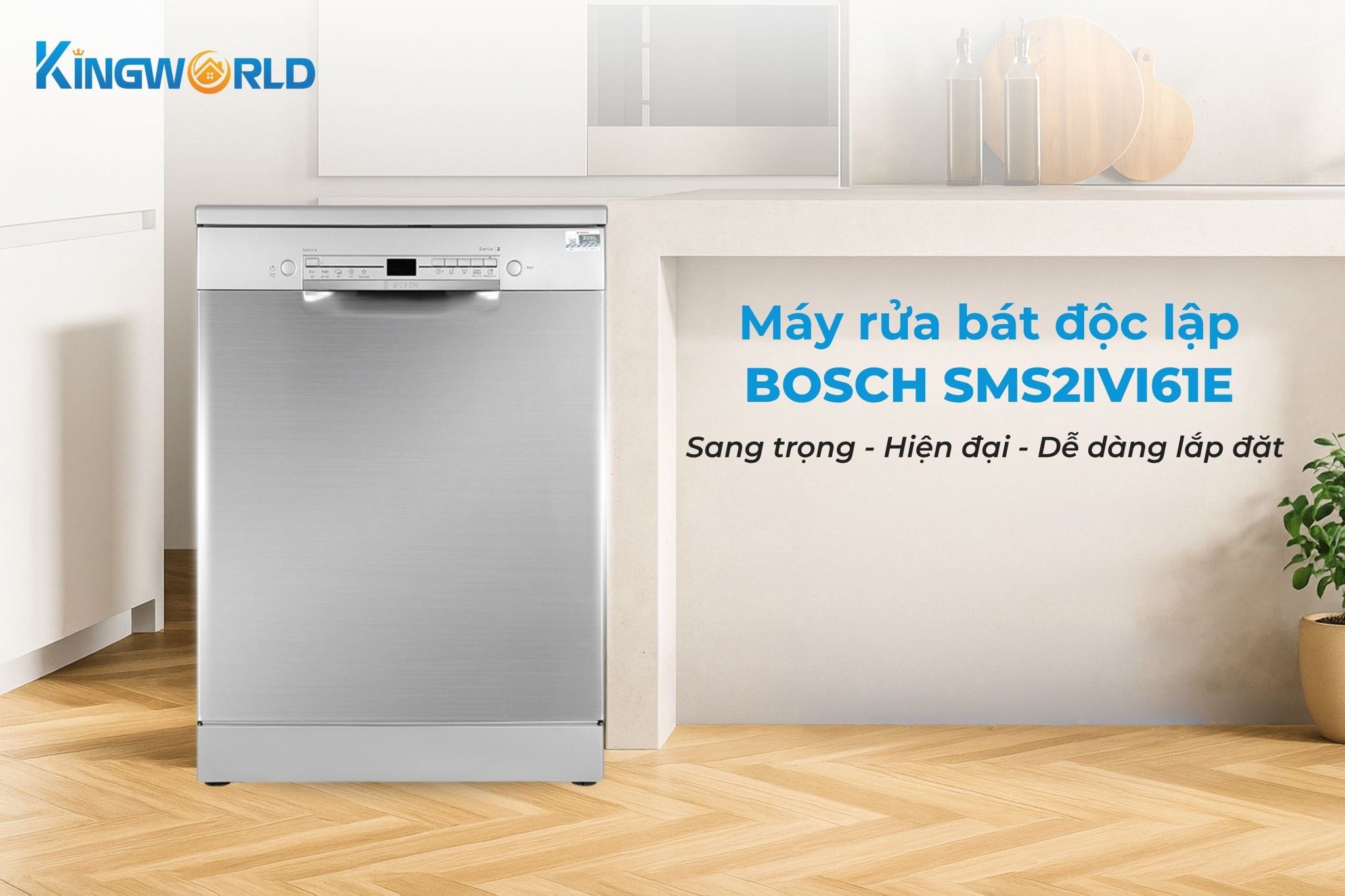 Bosch SMS2IVI61E Seri 2 thuộc dòng máy rửa chén độc lập