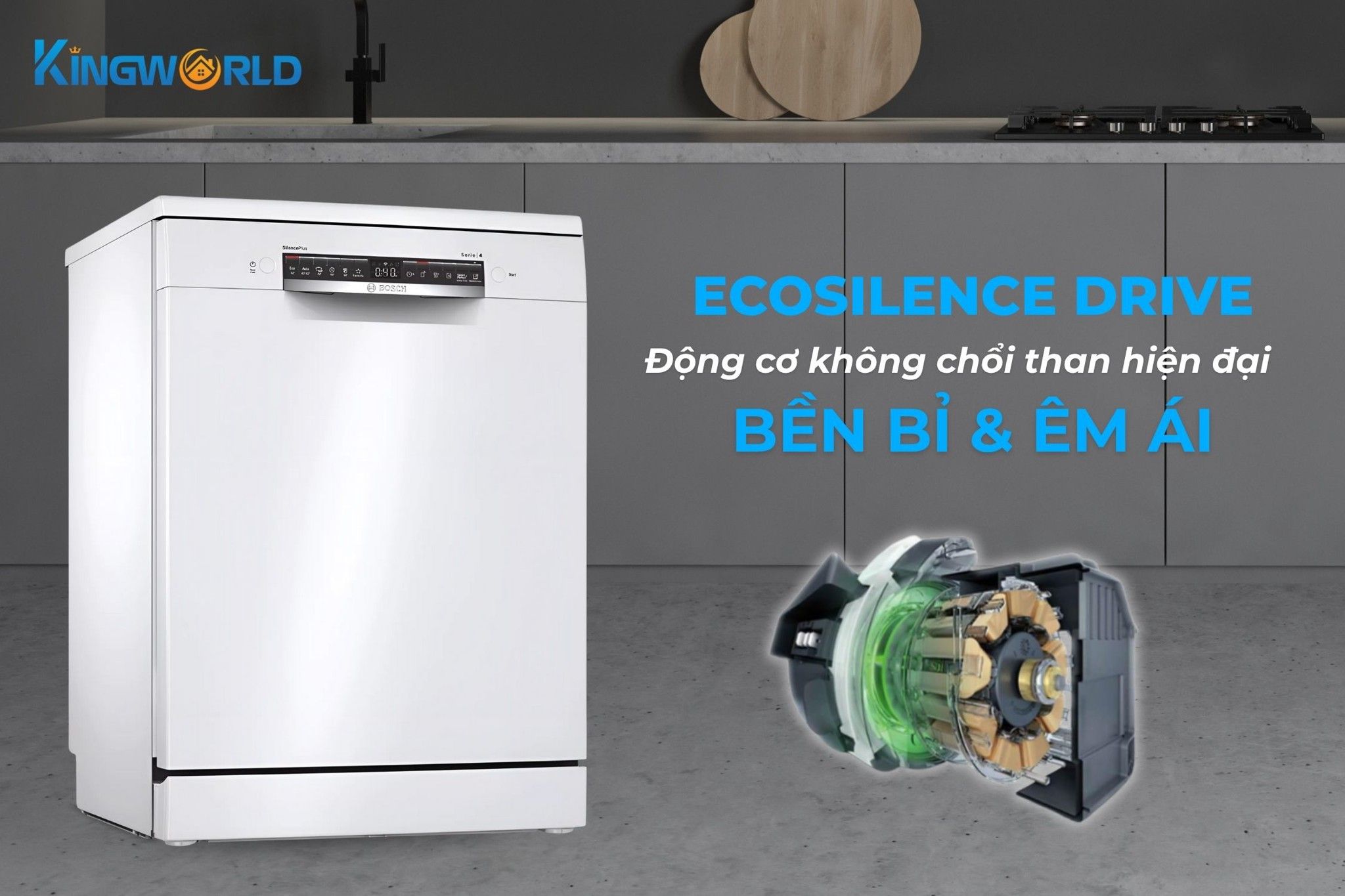 EcoSilence Drive - Động cơ không chổi than hoạt động bền bỉ