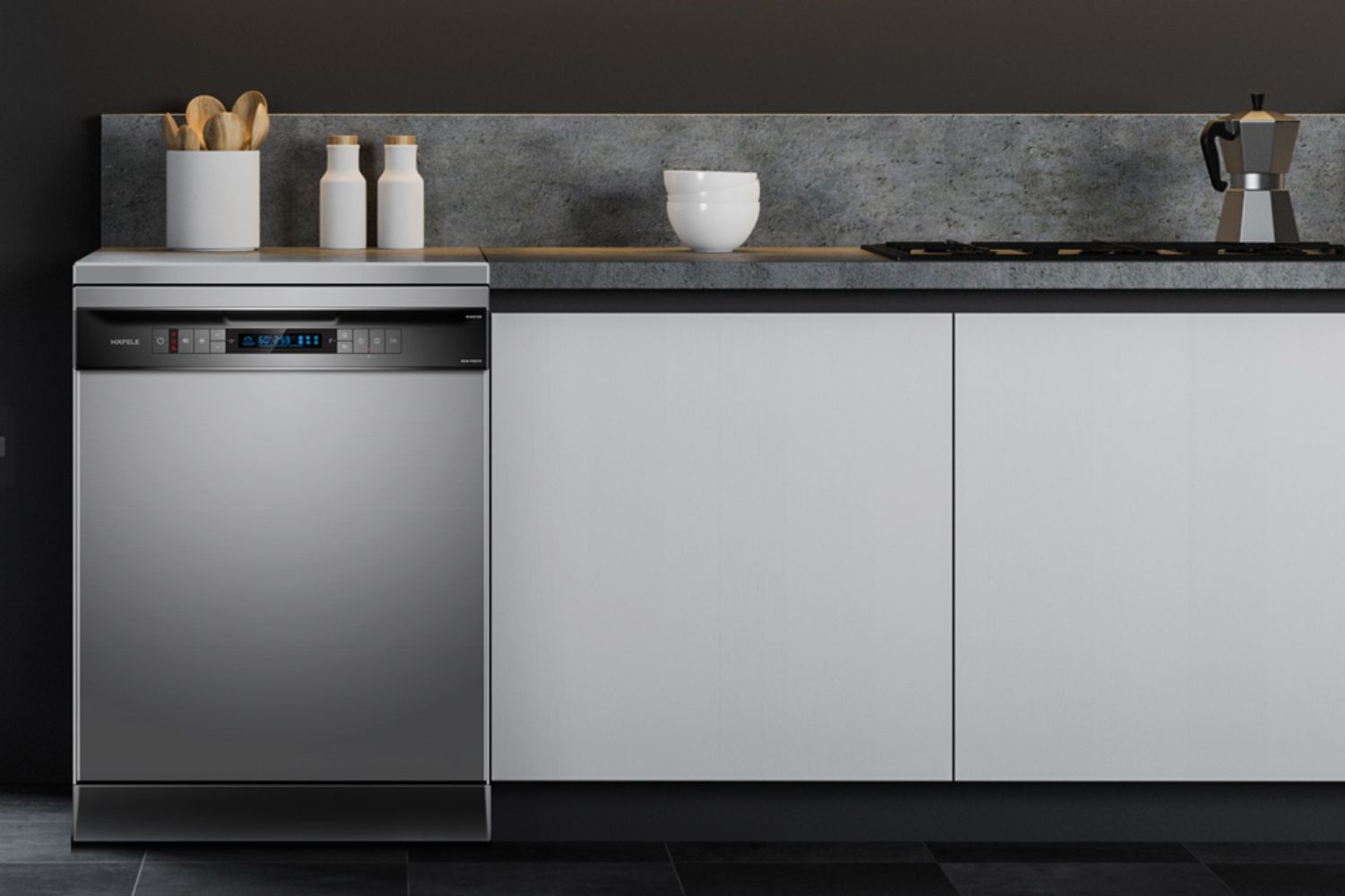 Máy rửa bát độc lập linh hoạt lắp đặt ở nhiều vị trí khác nhau