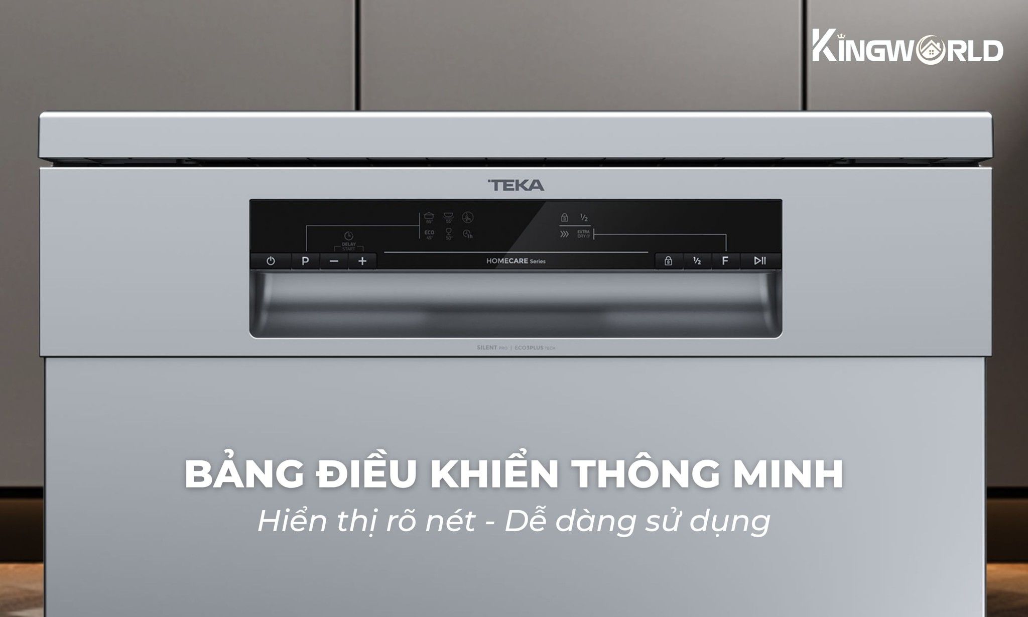 Bảng điều khiển thân thiện – Dễ sử dụng cho mọi đối tượng