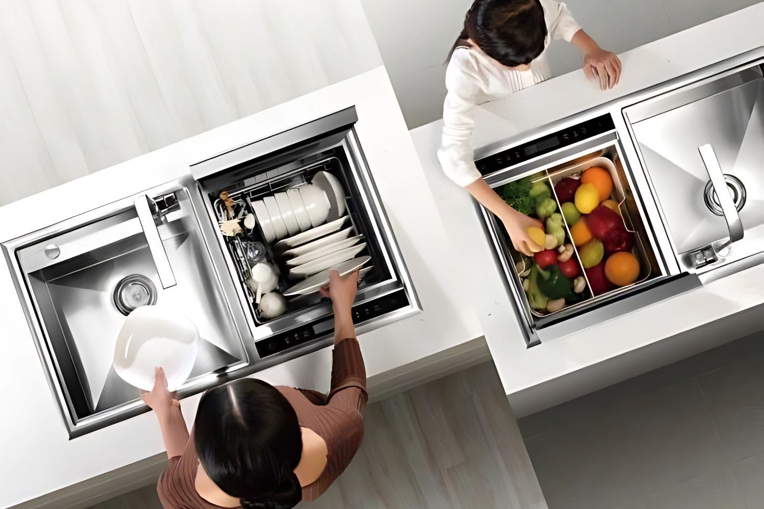 Thiết kế vừa đảm bảo đầy đủ công năng, vừa tăng tính thẩm mỹ của căn bếp