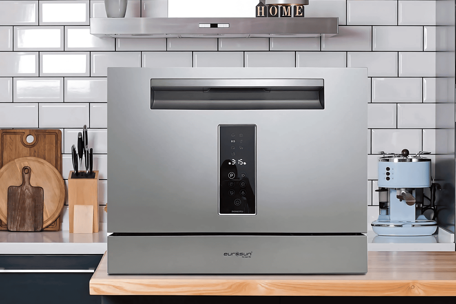 Máy rửa bát mini để bàn Eurosun SKS55E07EU có thiết kế nổi bật