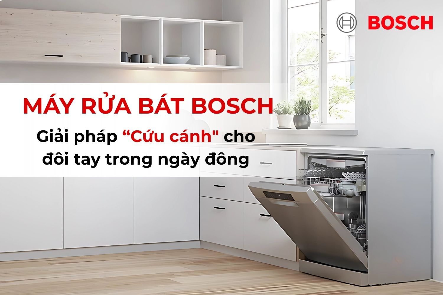 Máy rửa bát độc lập Bosch - Tiện nghi, hiện đại