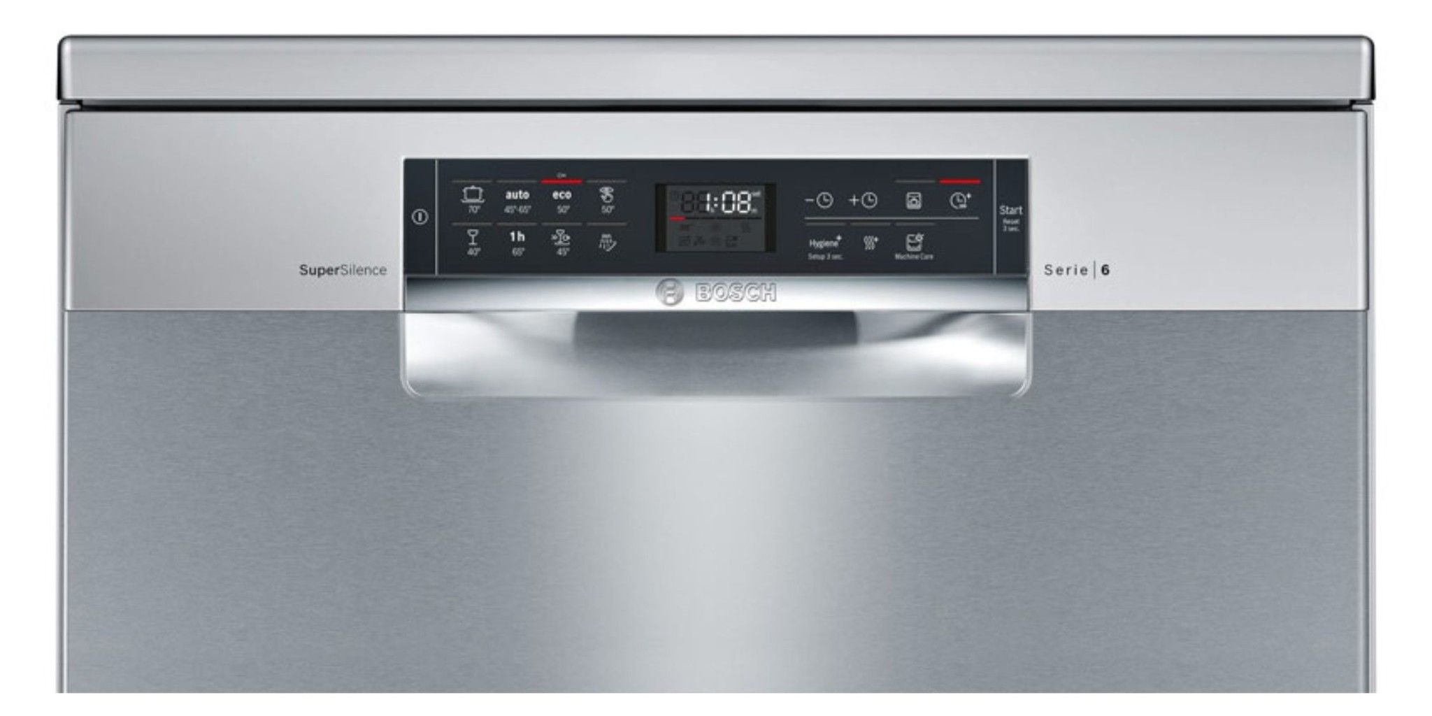 Bosch SMS68UI02E trang bị bảng điều khiển cảm ứng hiện đại