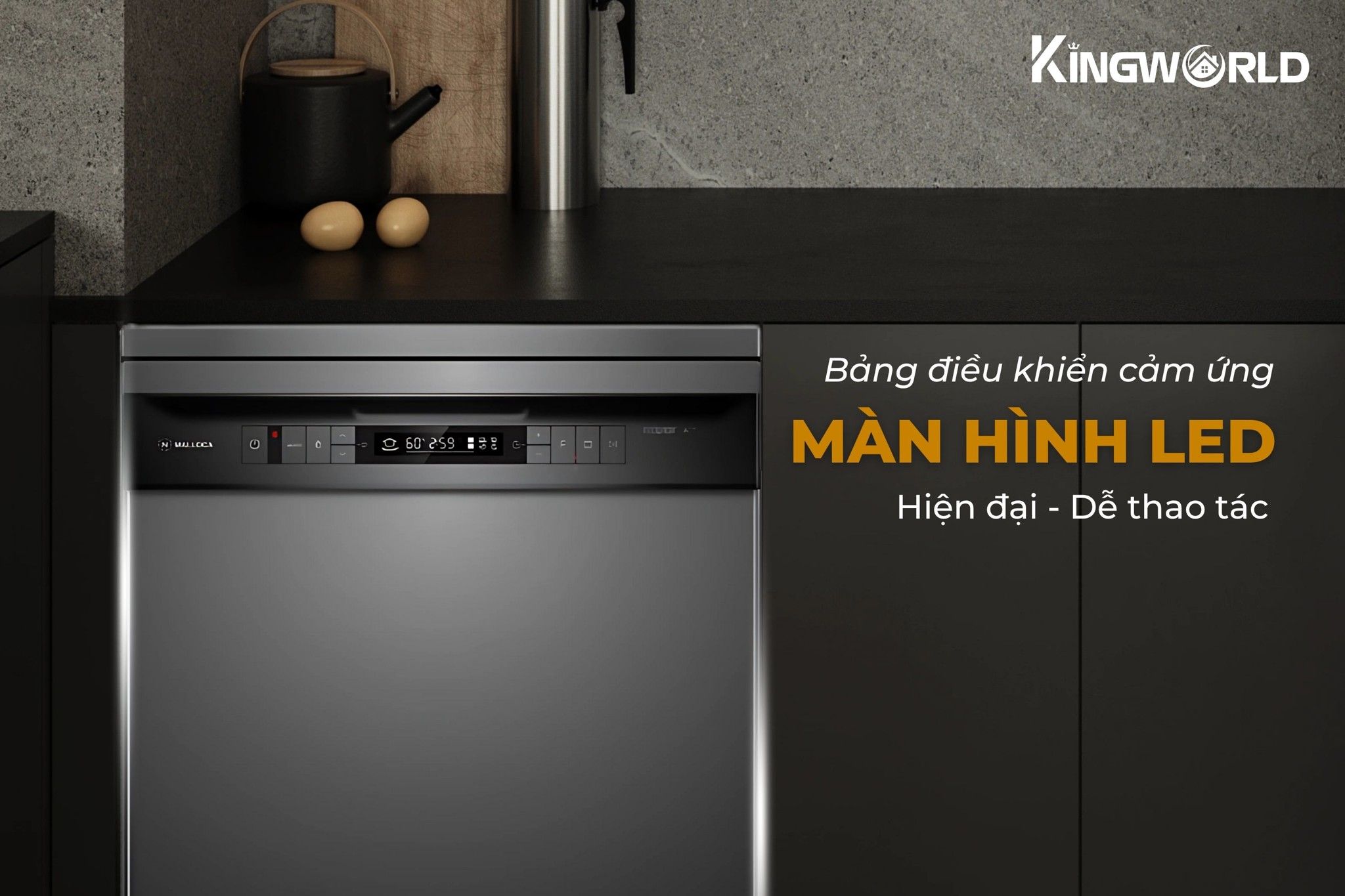 Hệ thống điều khiển điện tử kết hợp với màn hình LED hiển thị rõ ràng