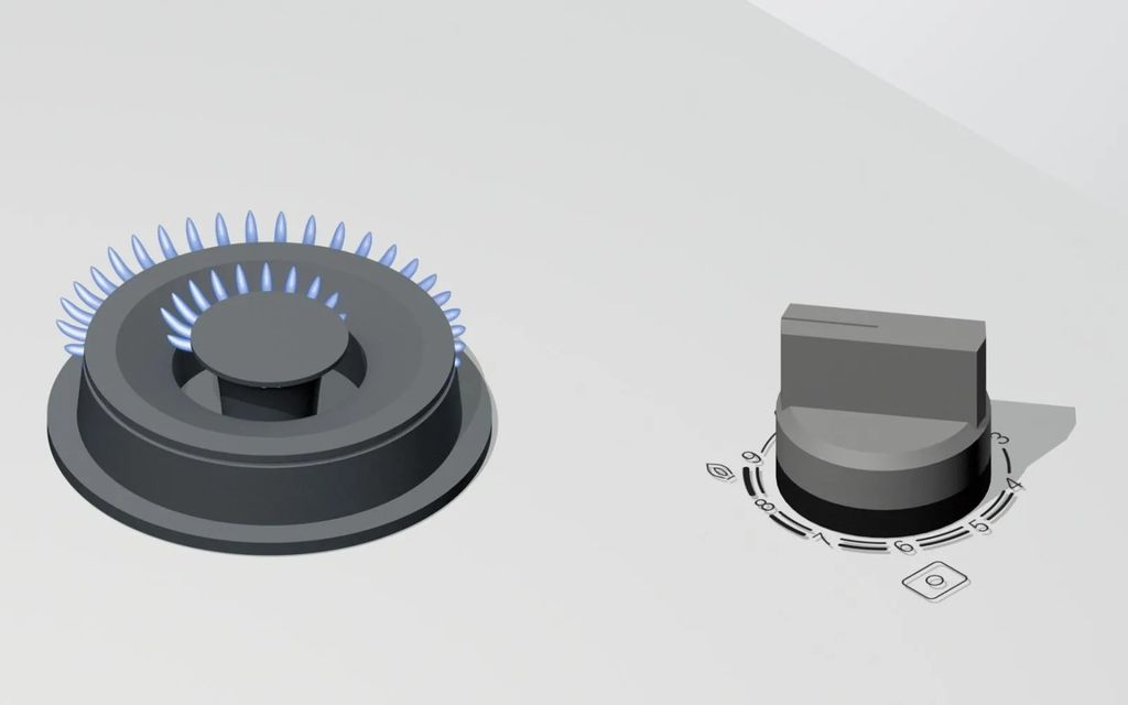 Thiết kế núm xoay dễ sử dụng