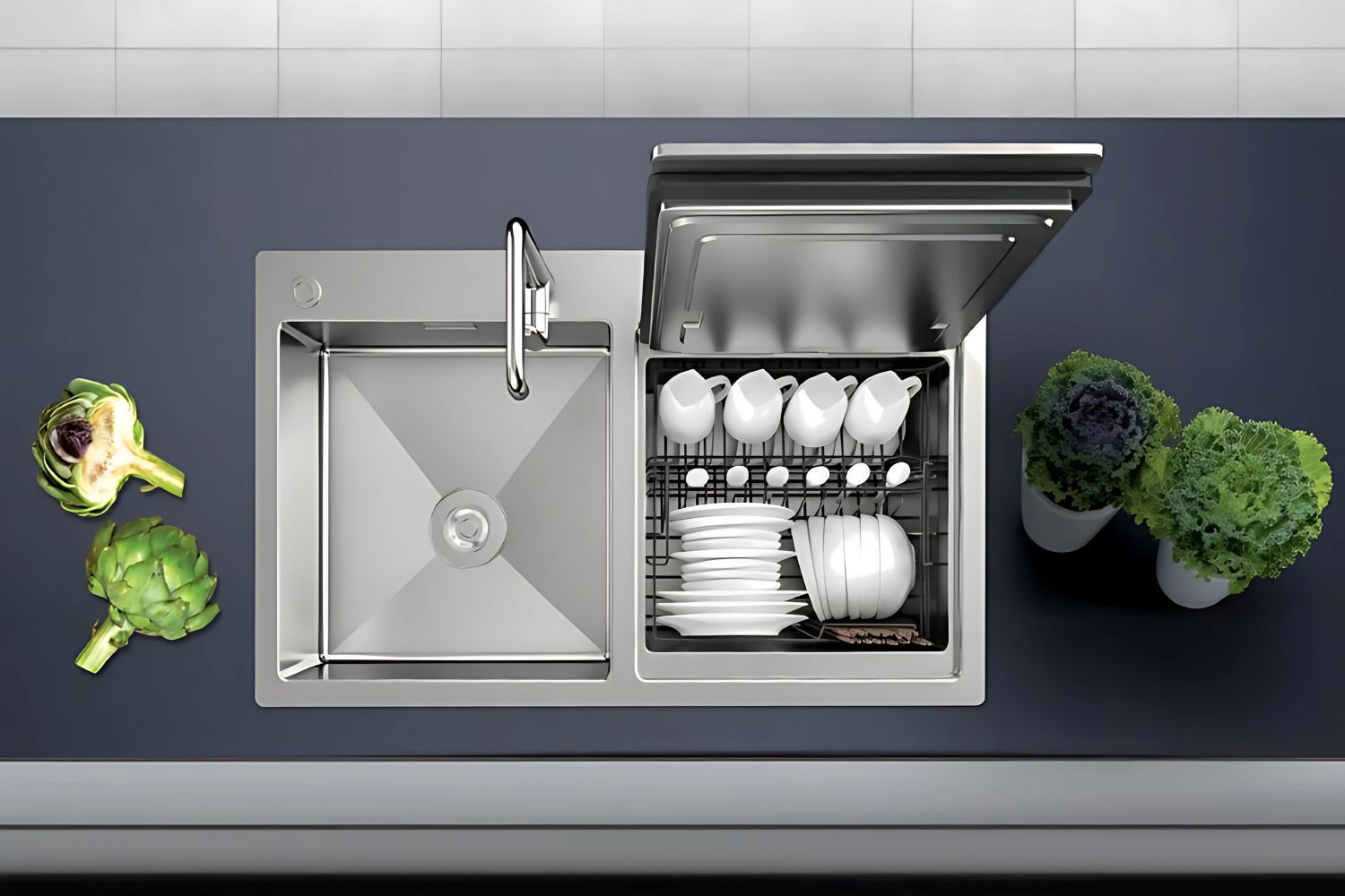 Mua máy rửa bát kết hợp chậu chính hãng tại KingWorld để nhận được ưu đãi tốt nhất