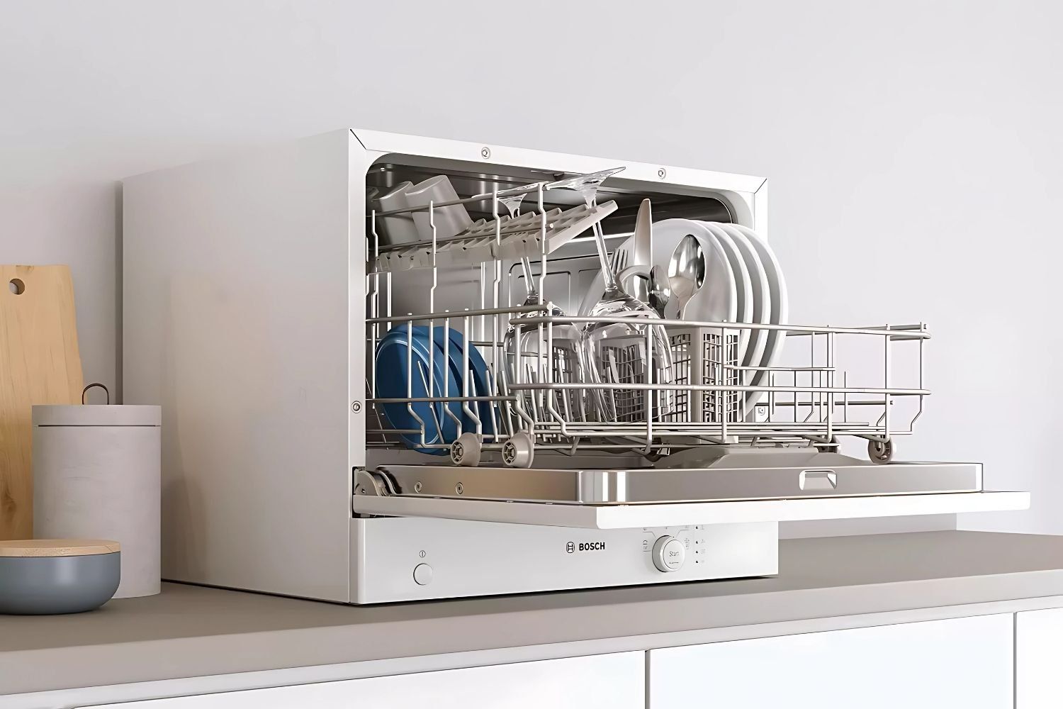 Máy rửa bát mini Bosch có thiết kế tinh tế, sang trọng