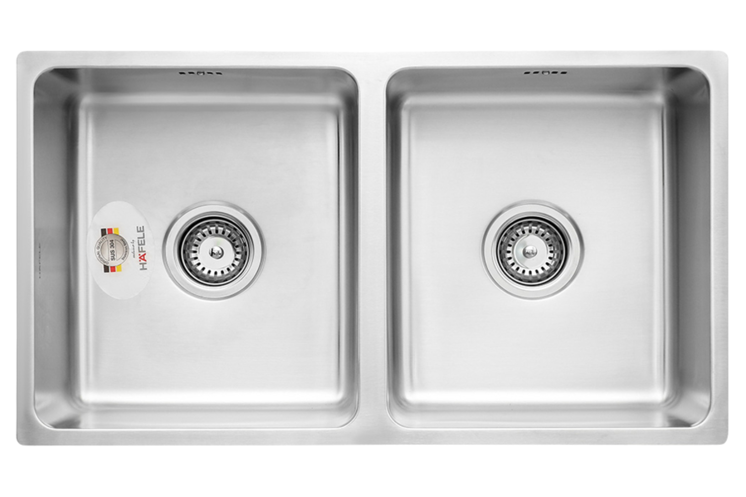 Chậu rửa bát 2 ngăn&nbsp;Hafele HS20-SSN2R90M được thiết kế theo phong cách tối giản, hiện đại