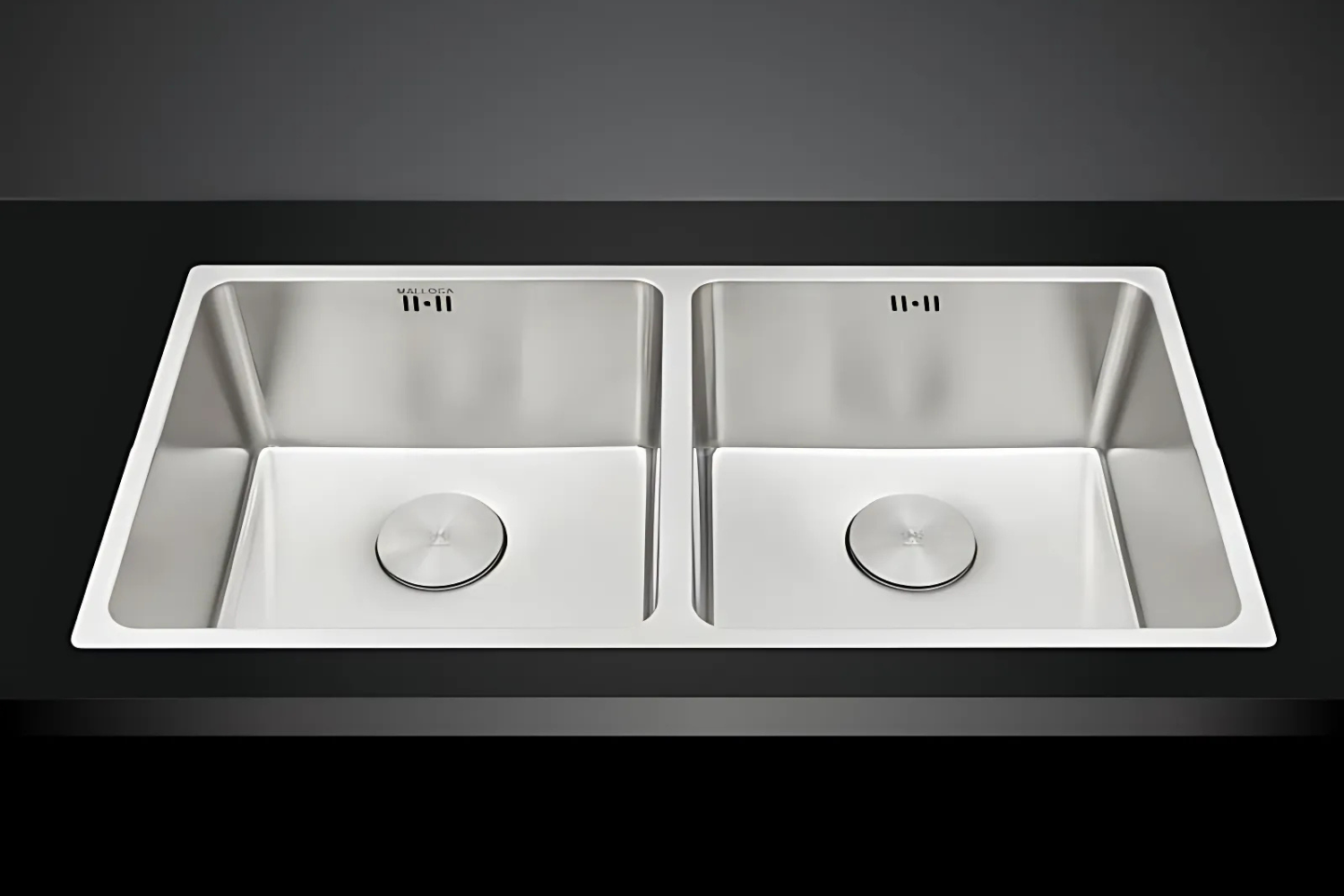 Phần chậu của bồn rửa chén 2 ngăn