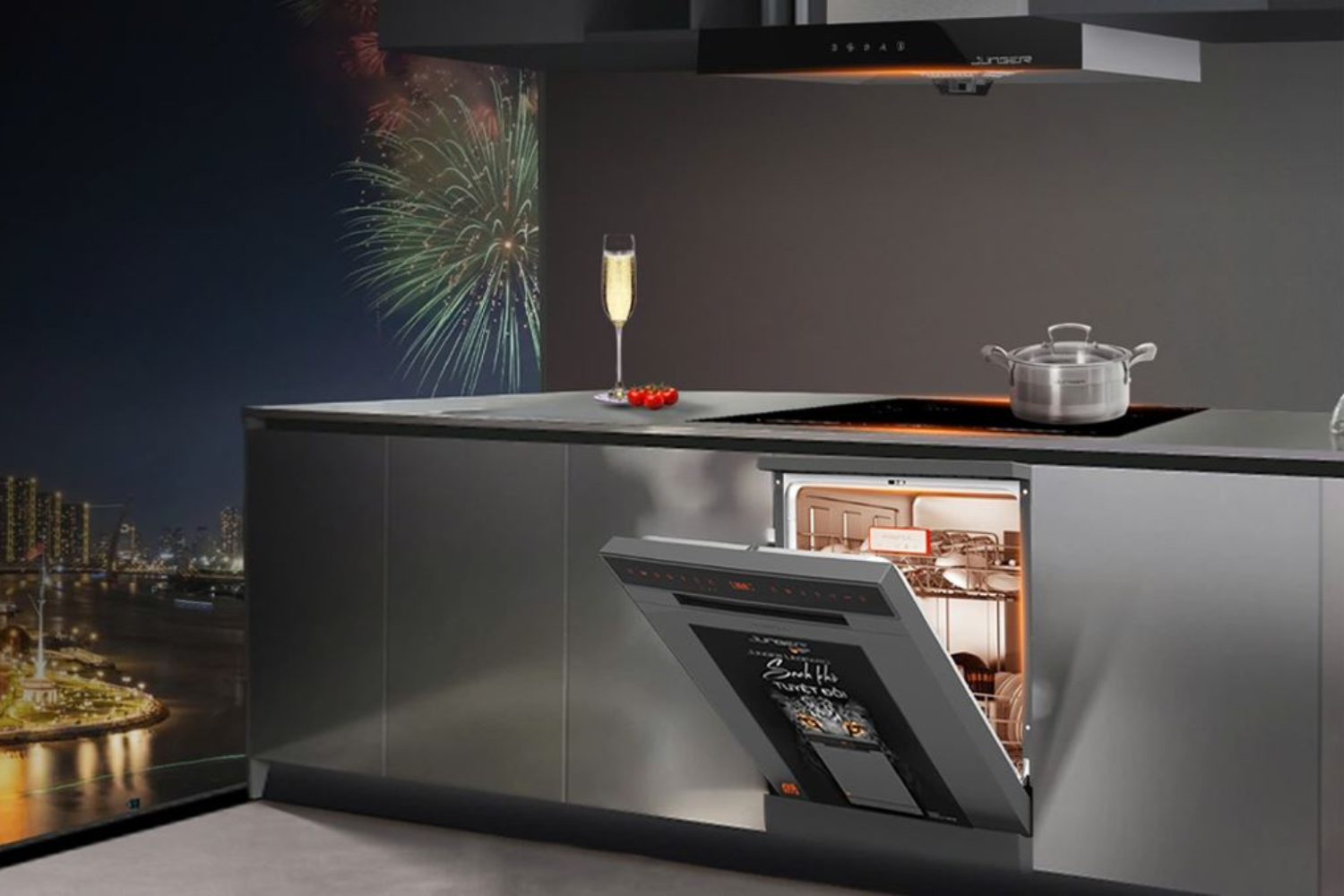 Thiết kế hiện đại, phù hợp mọi không gian bếp