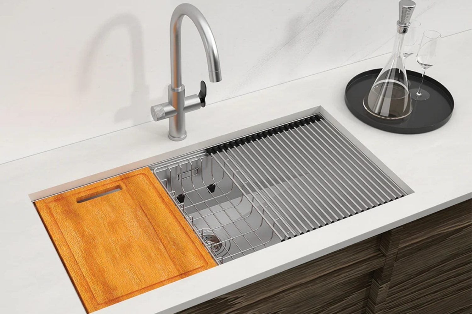 bồn rửa chén 1 ngăn tiện lợi