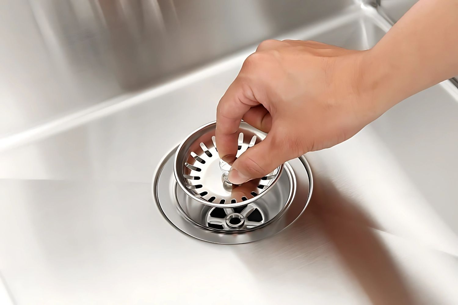 Rổ lọc rác giúp giữ lại căn bận trong khu vực chậu rửa