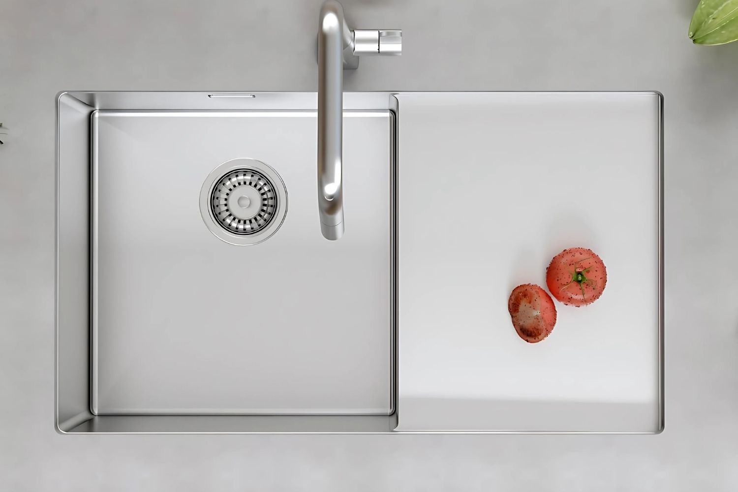 Chậu rửa có thể lắp đặt âm hoặc lắp nổi theo nhu cầu sử dụng