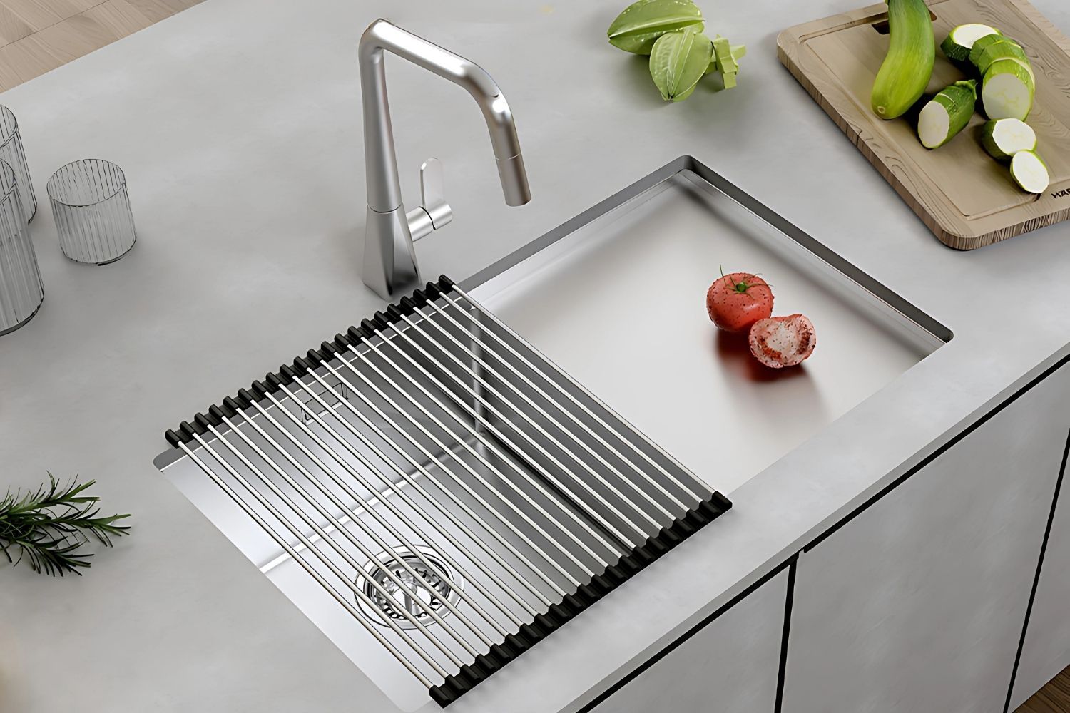 Hafele HS21-SSD1S60 567.94.019 được chế tác 100% từ inox 304 cao câos