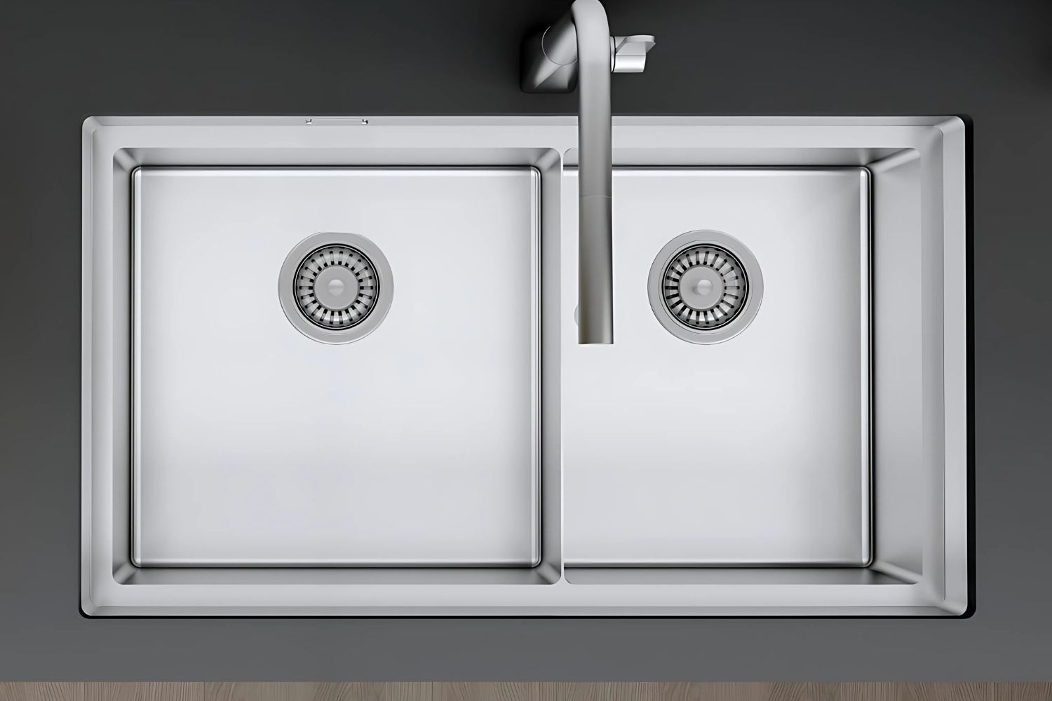 2 hố thiết kế bất đối xứng phục vụ các công việc khác nhau