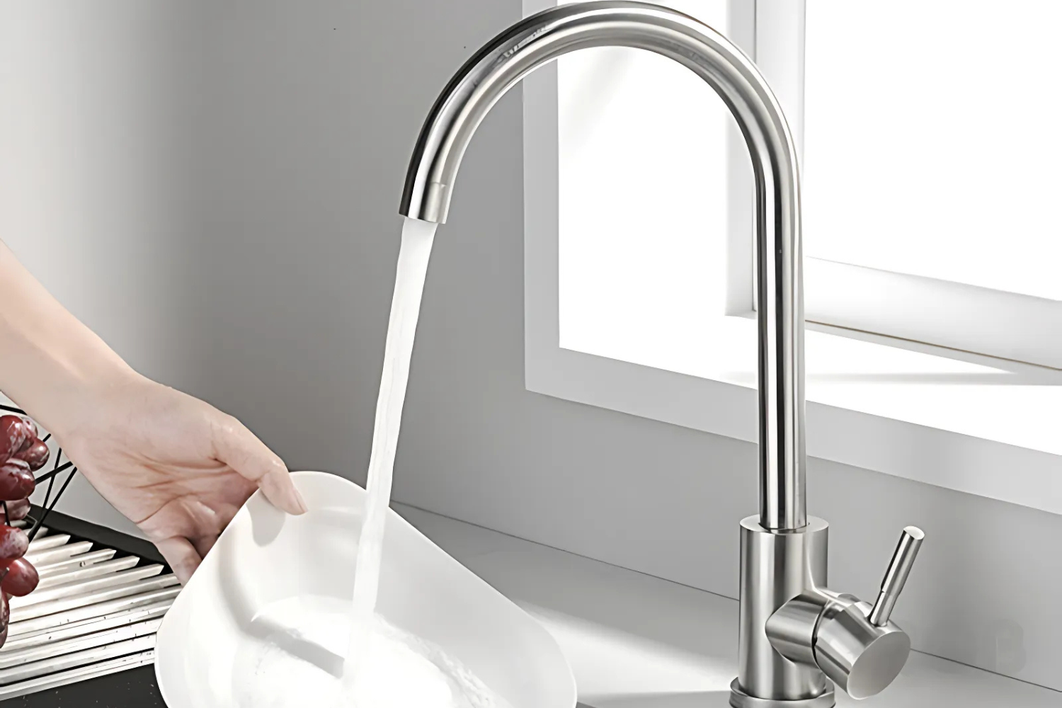 Vòi nước Teka làm từ chất liệu Inox cao cấp