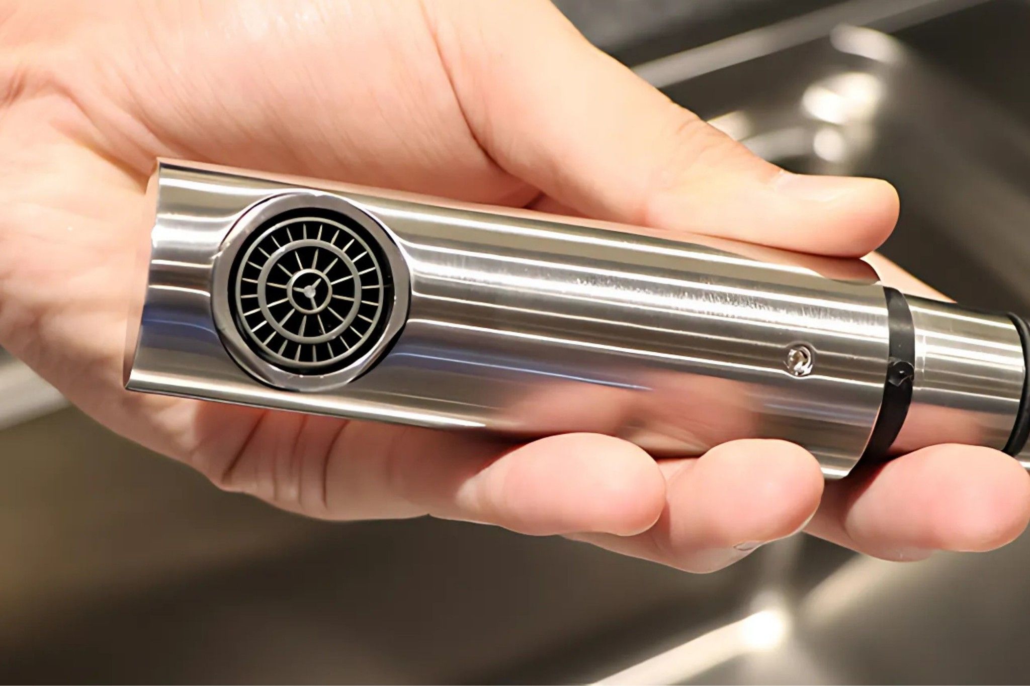 Đầu vòi rửa Malloca K110-SS tích hợp bộ lọc chống văng hiệu quả