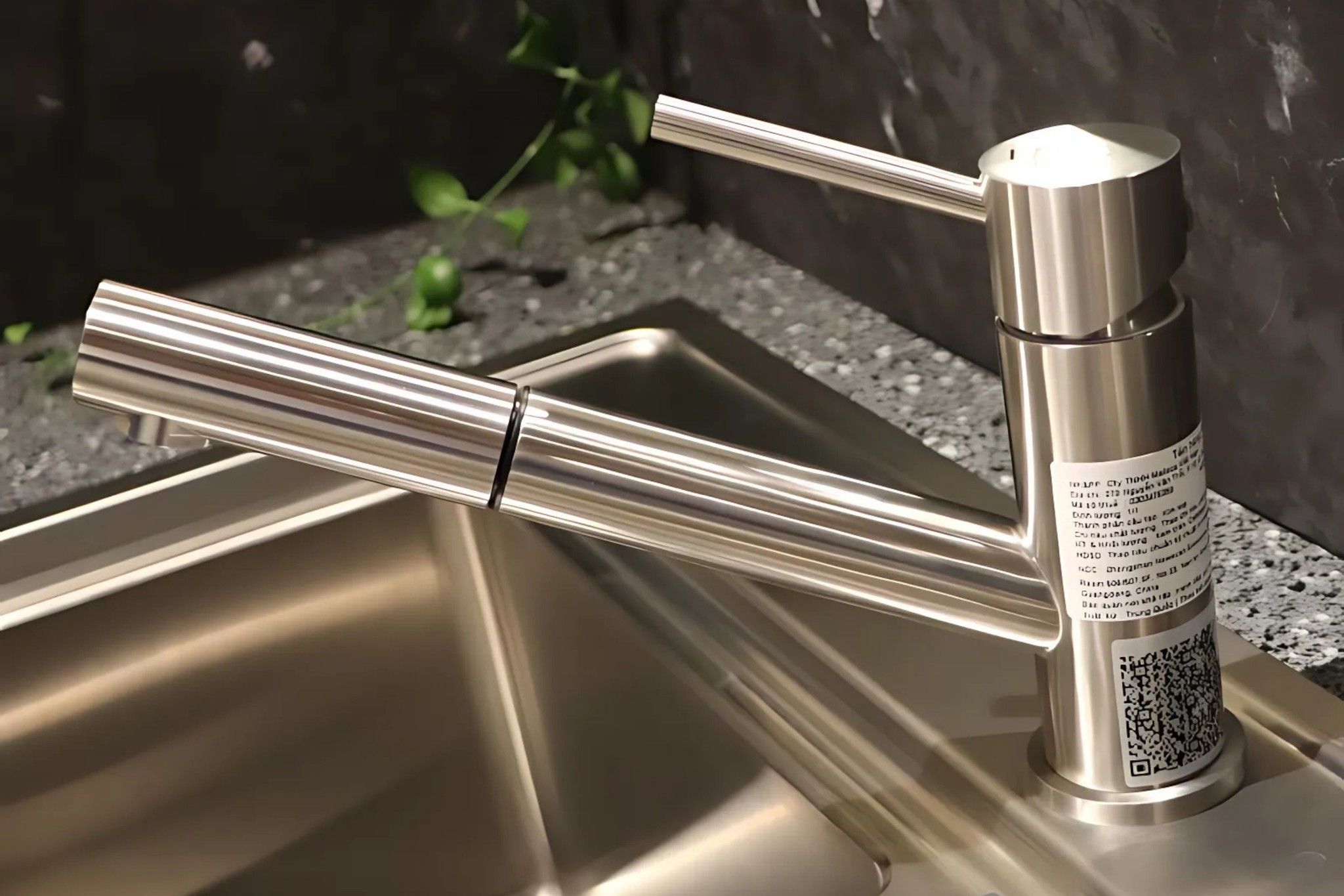 vòi rửa chén Malloca K110-SS thiết kế hiện đại, tinh tế