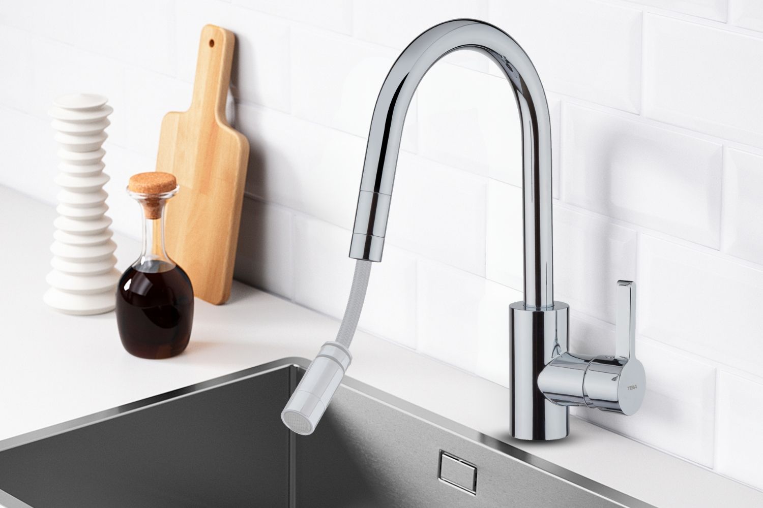 Teka MTP 938 116020000 tích hợp đầu lọc nước tạo bọt ở đầu vòi