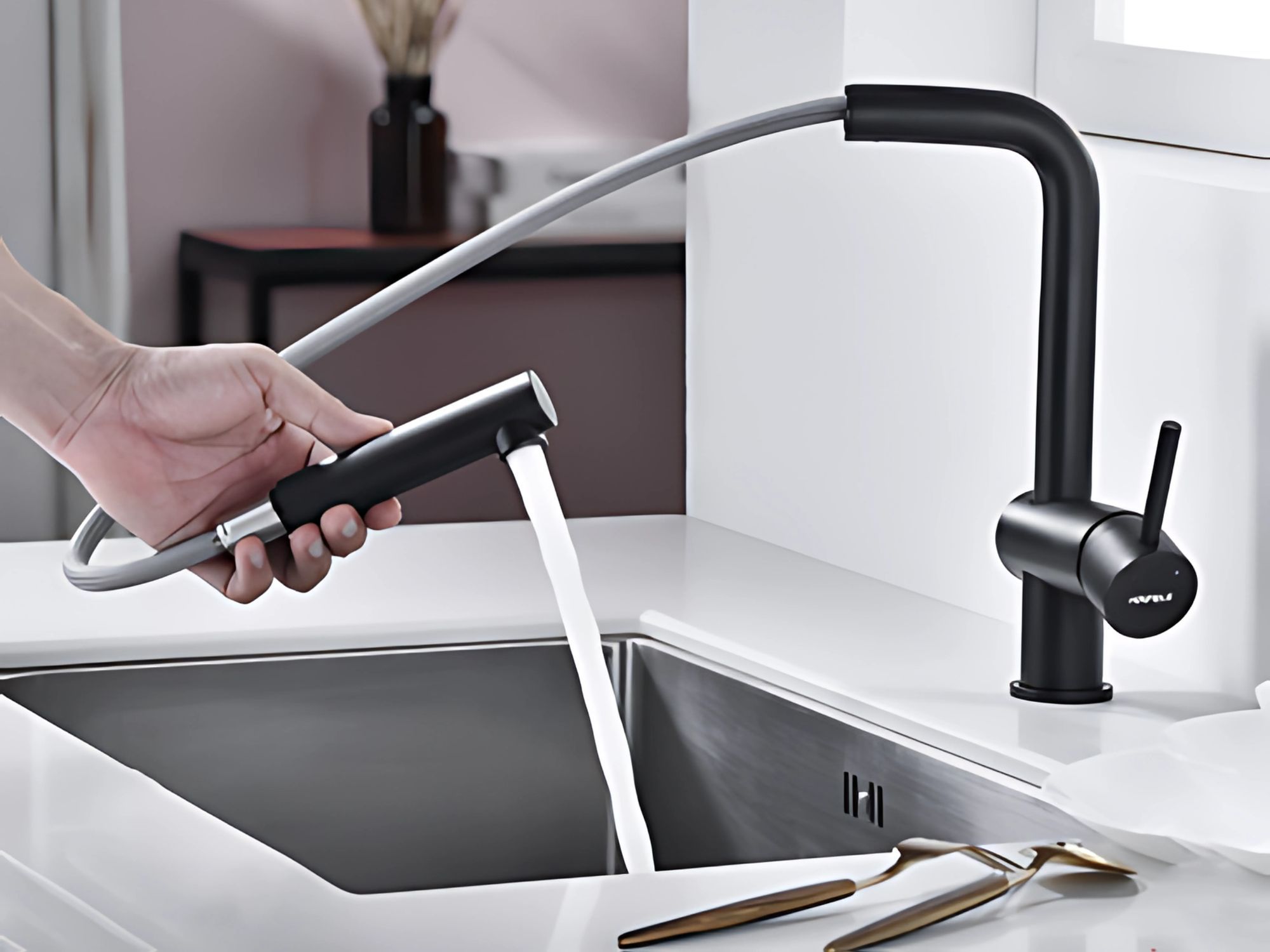 Thiết kế đầu vòi kéo dài