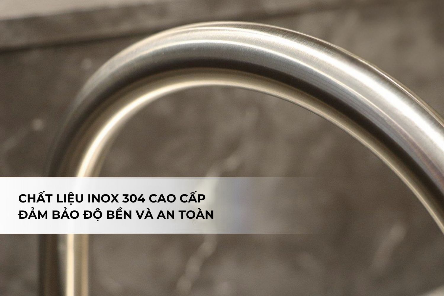 Chất liệu Inox 304 cao cấp – Đảm bảo độ bền và an toàn