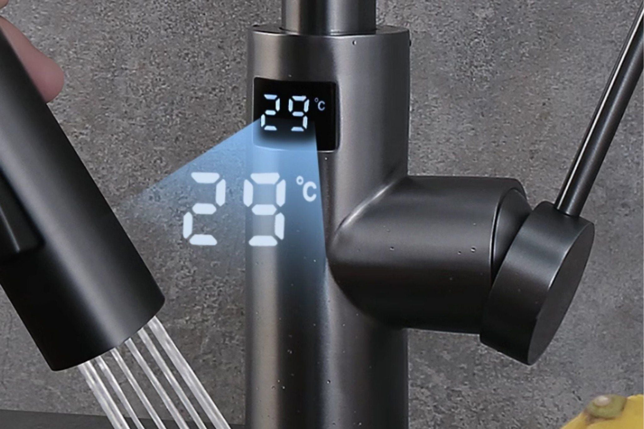 Điều khiển điện tử của vòi rửa bát