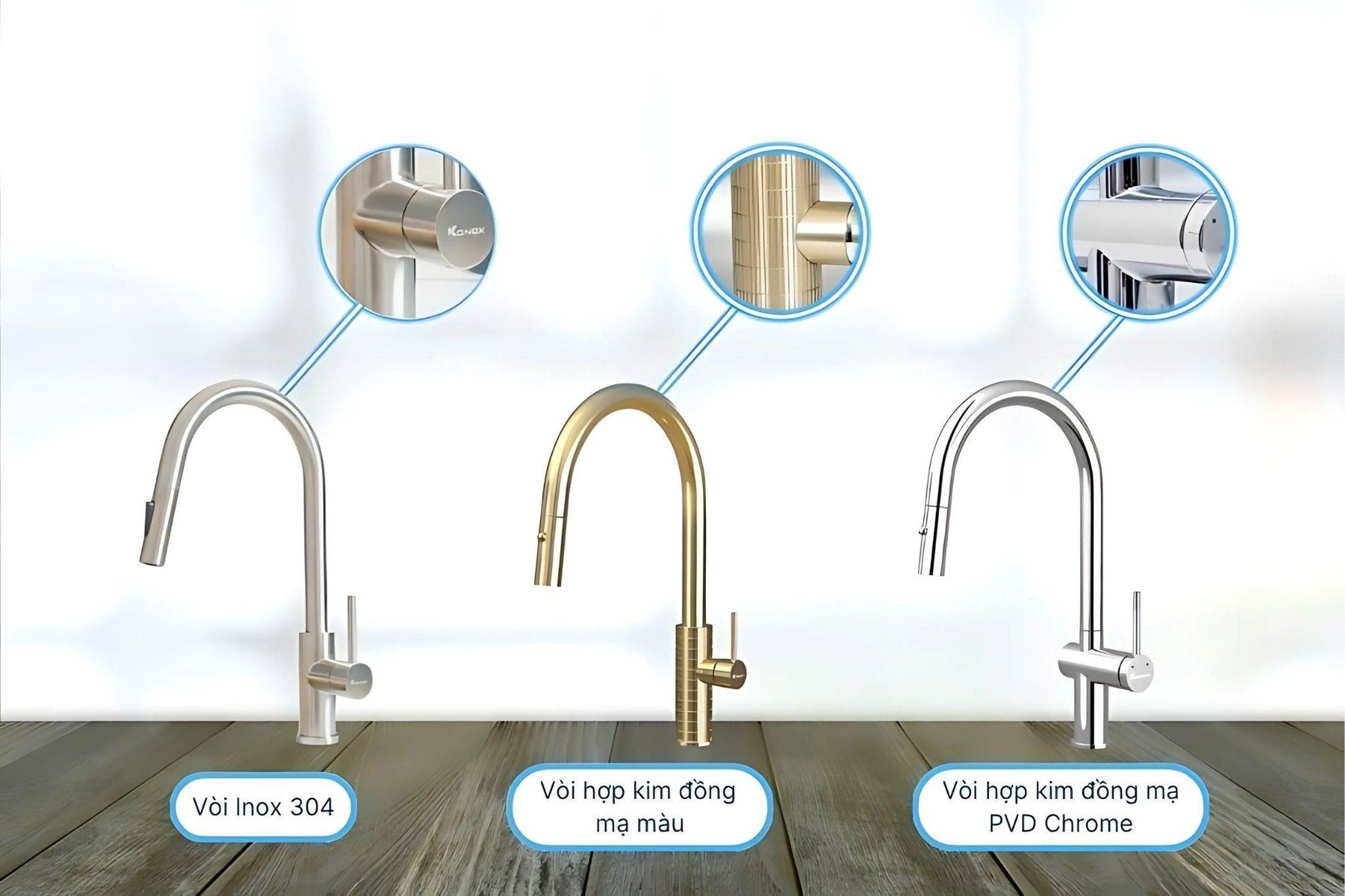 Phân loại vòi rửa bát