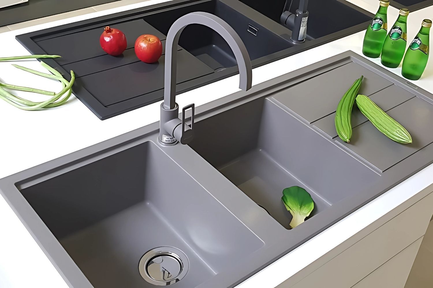 Vòi rửa bát Malloca cổ ngỗng