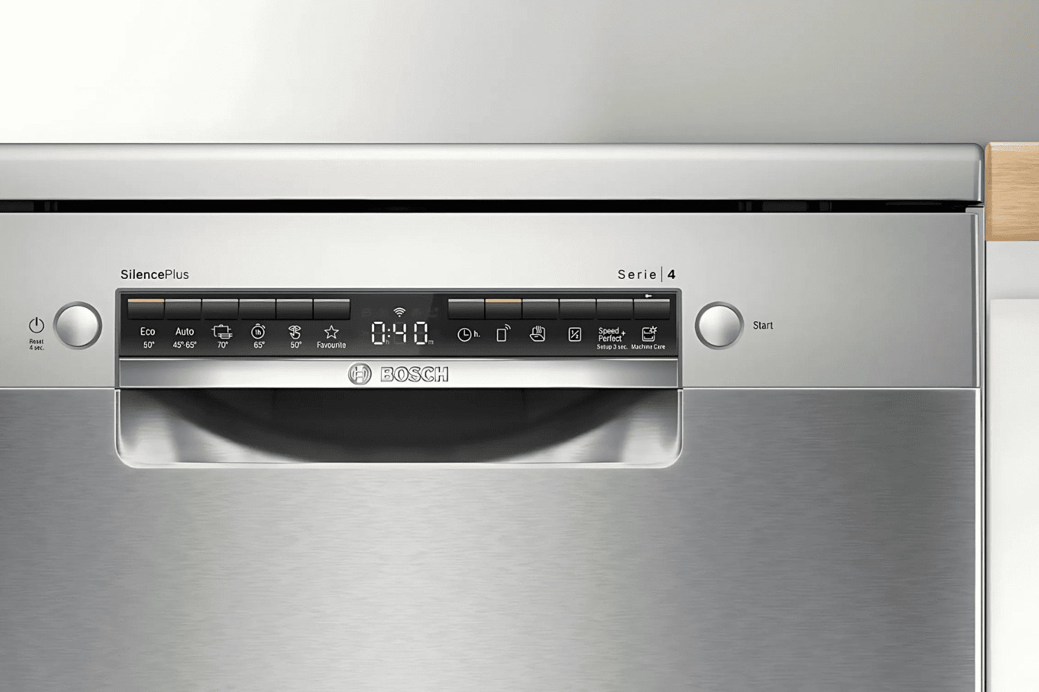 Máy rửa bát 14 bộ Bosch SMS4EMI06E tích hợp các chương trình rửa đa dạng