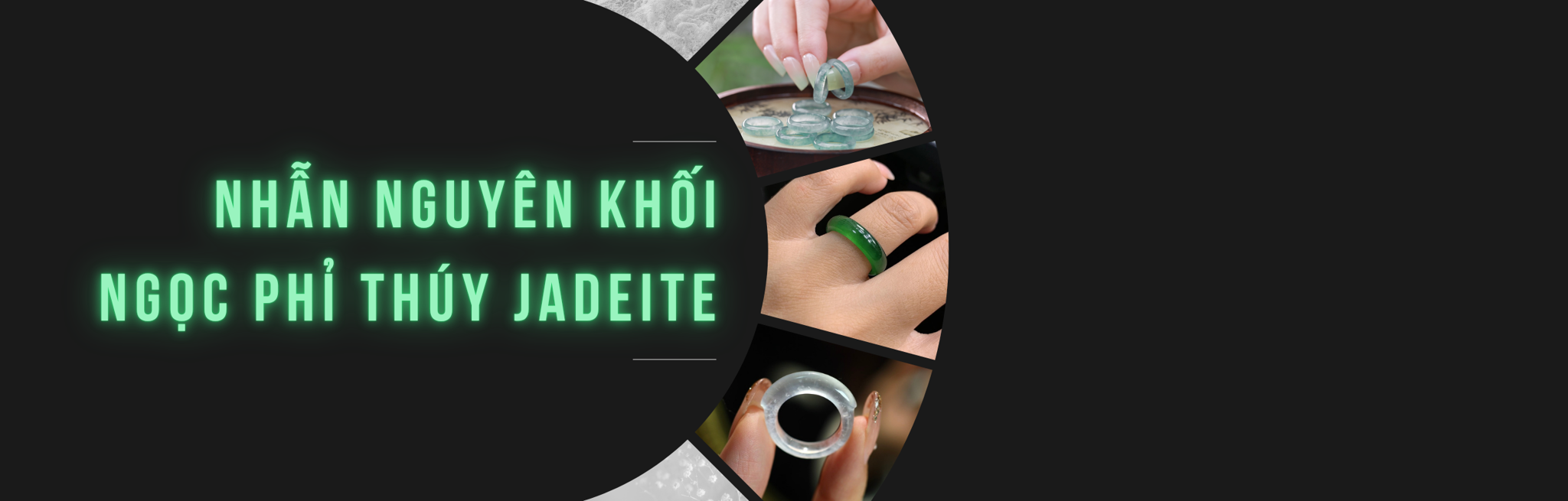 NHẪN NGUYÊN KHỐI NGỌC PHỈ THÚY