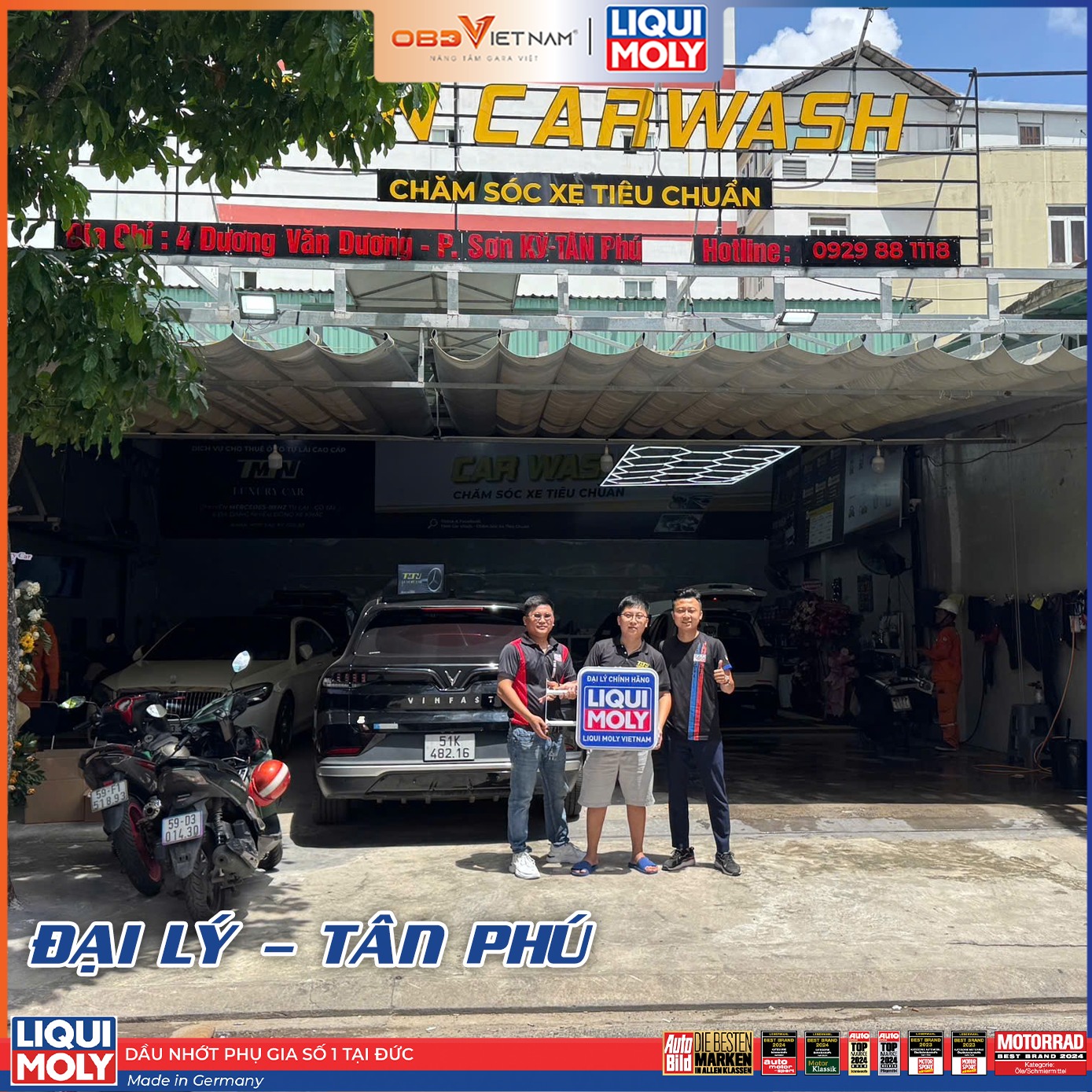 Chăm sóc xe tiêu chuẩn - TMN Car Wash